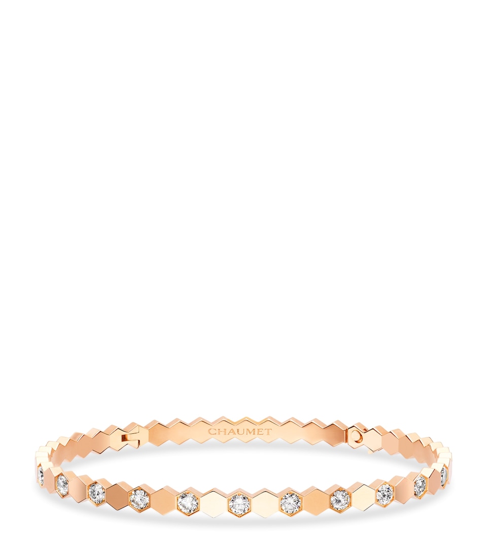 Chaumet Pink Gold and Diamond Bee de Chaumet Bracelet Pink Gold