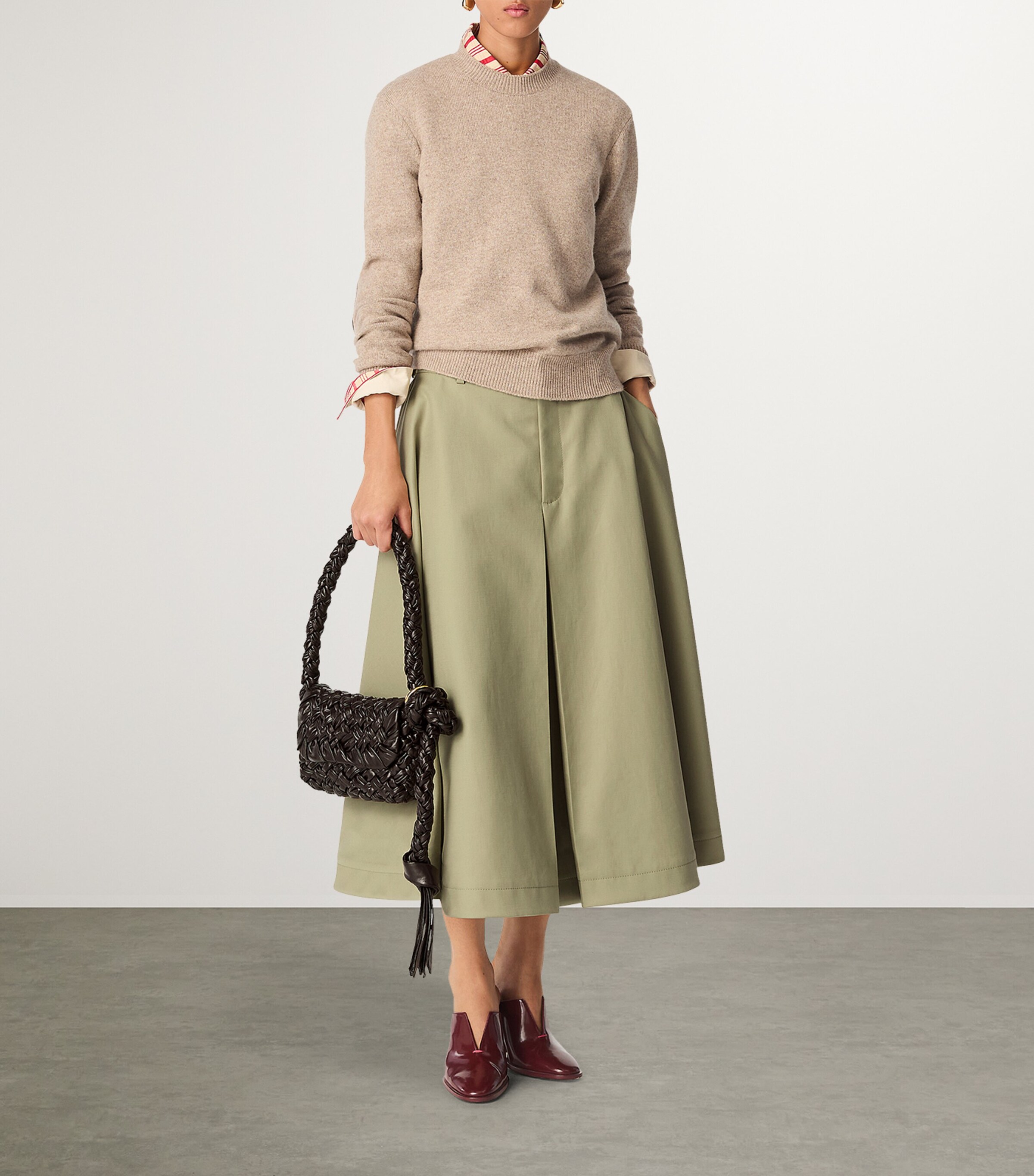 Bottega Veneta Small Leather Kalimero Città Shoulder Bag