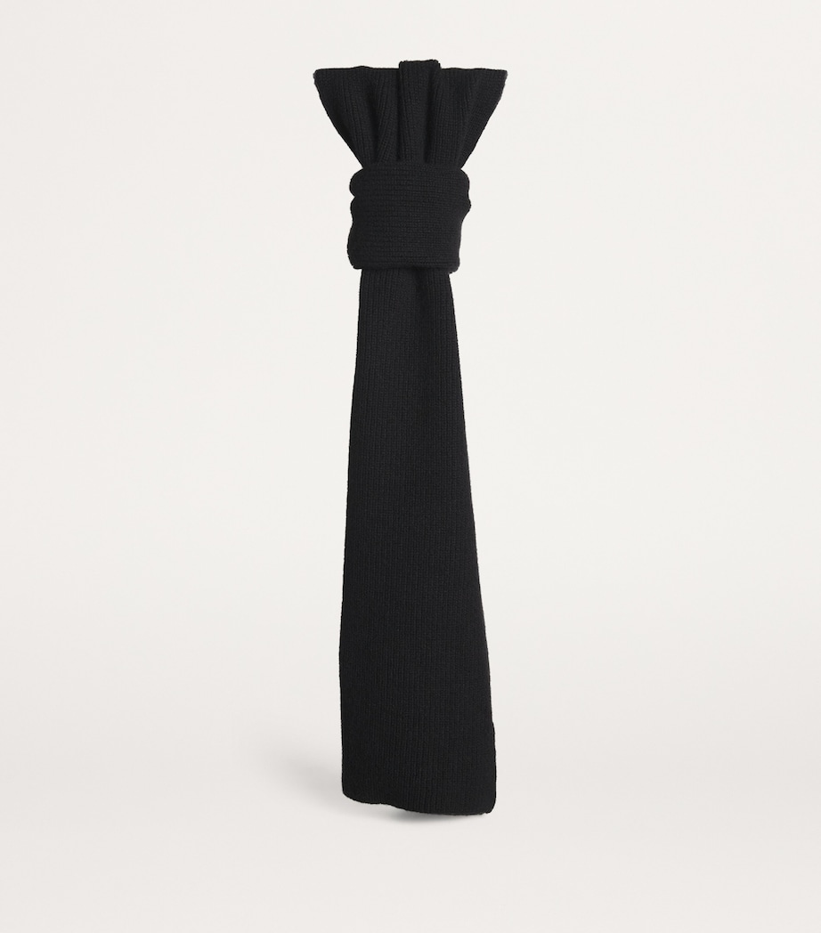 Cashmere Scarf BKAA BLACK Image 3