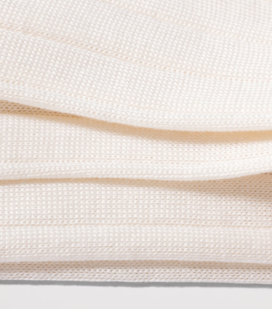 Silk-Blend Logo Socks F0009 Image 2