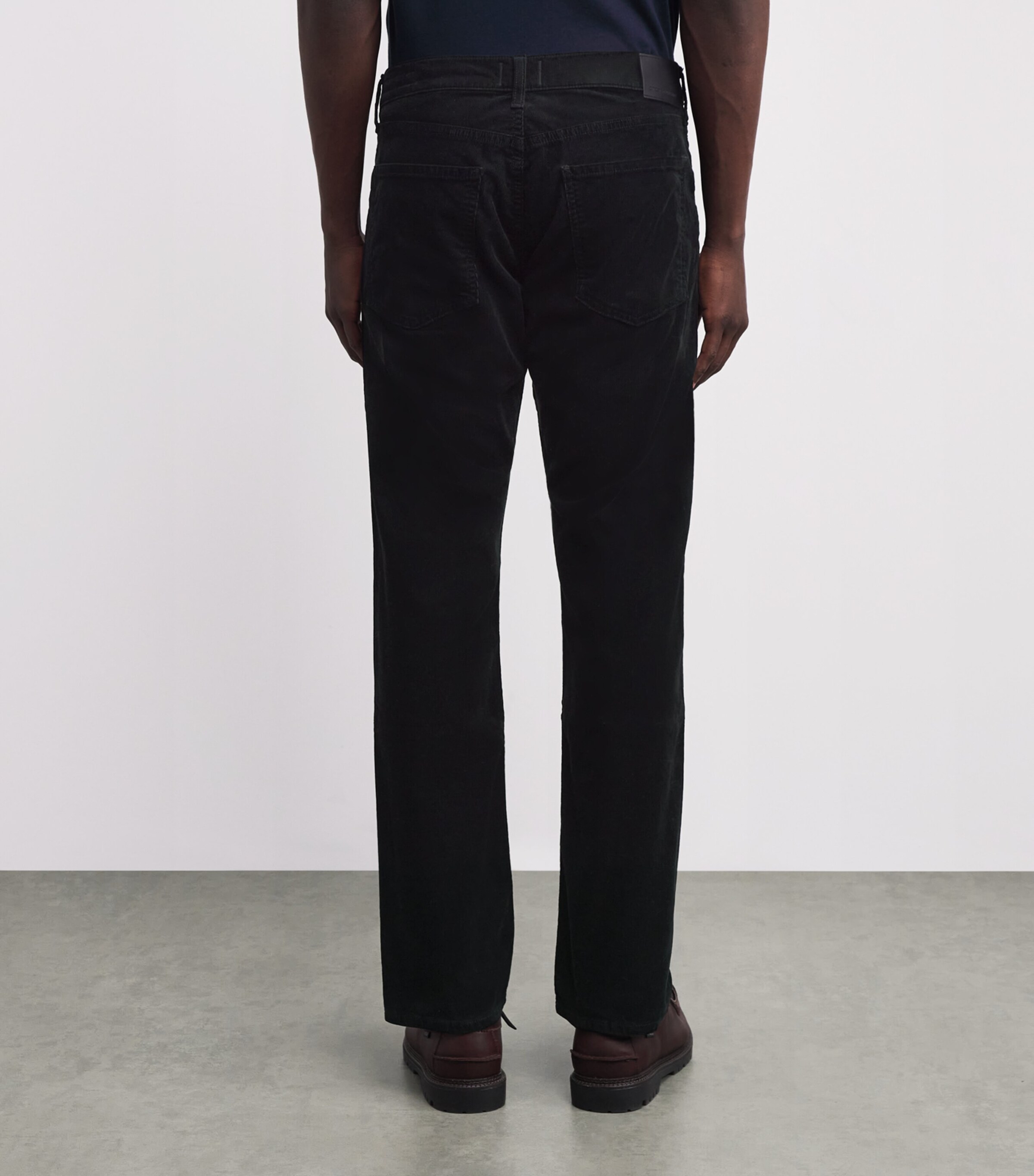 Corduroy Gage Straight Jeans BLK Image 4