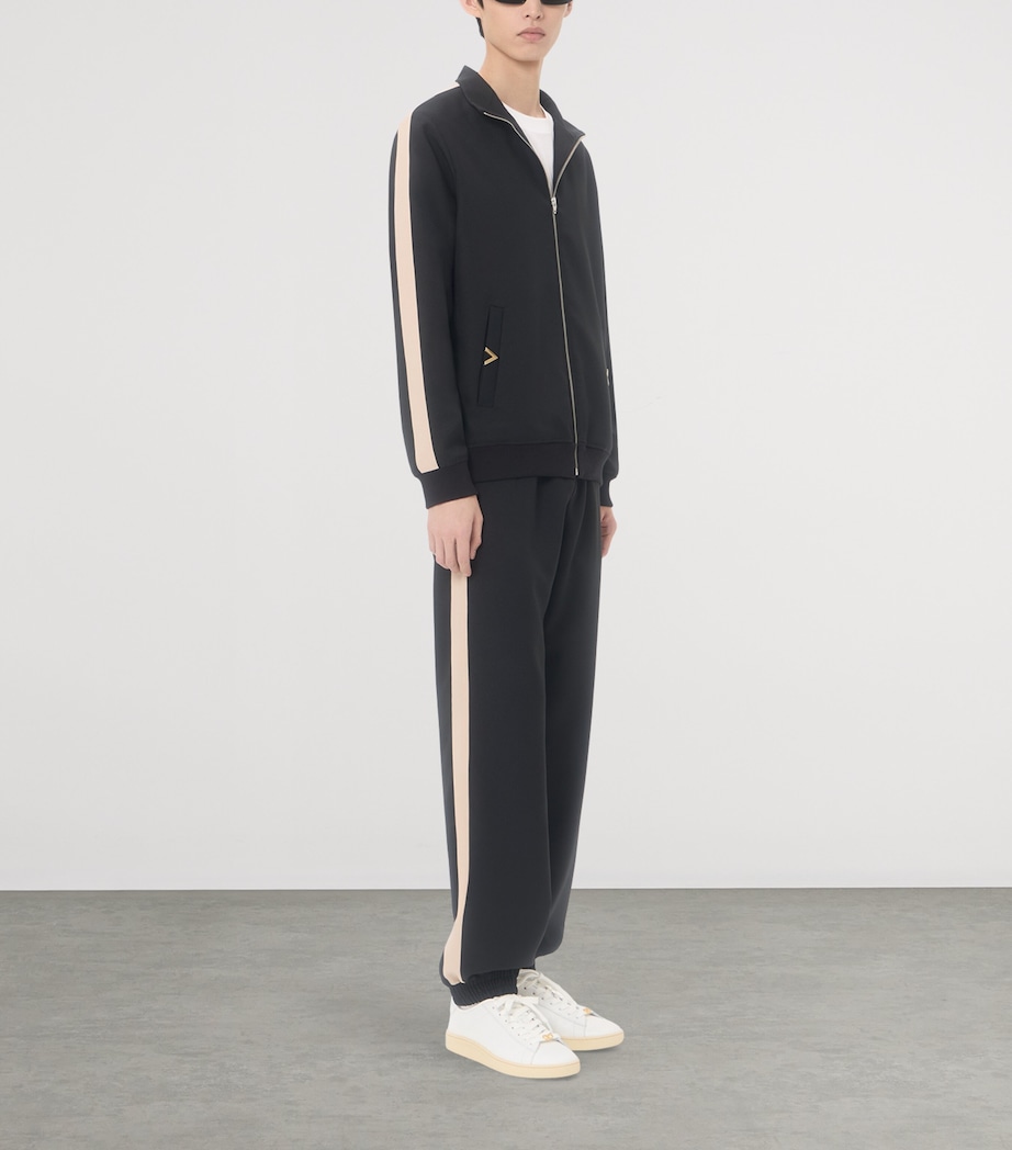 Valentino Garavani Mens Jersey VGold Sweatpants Image 5