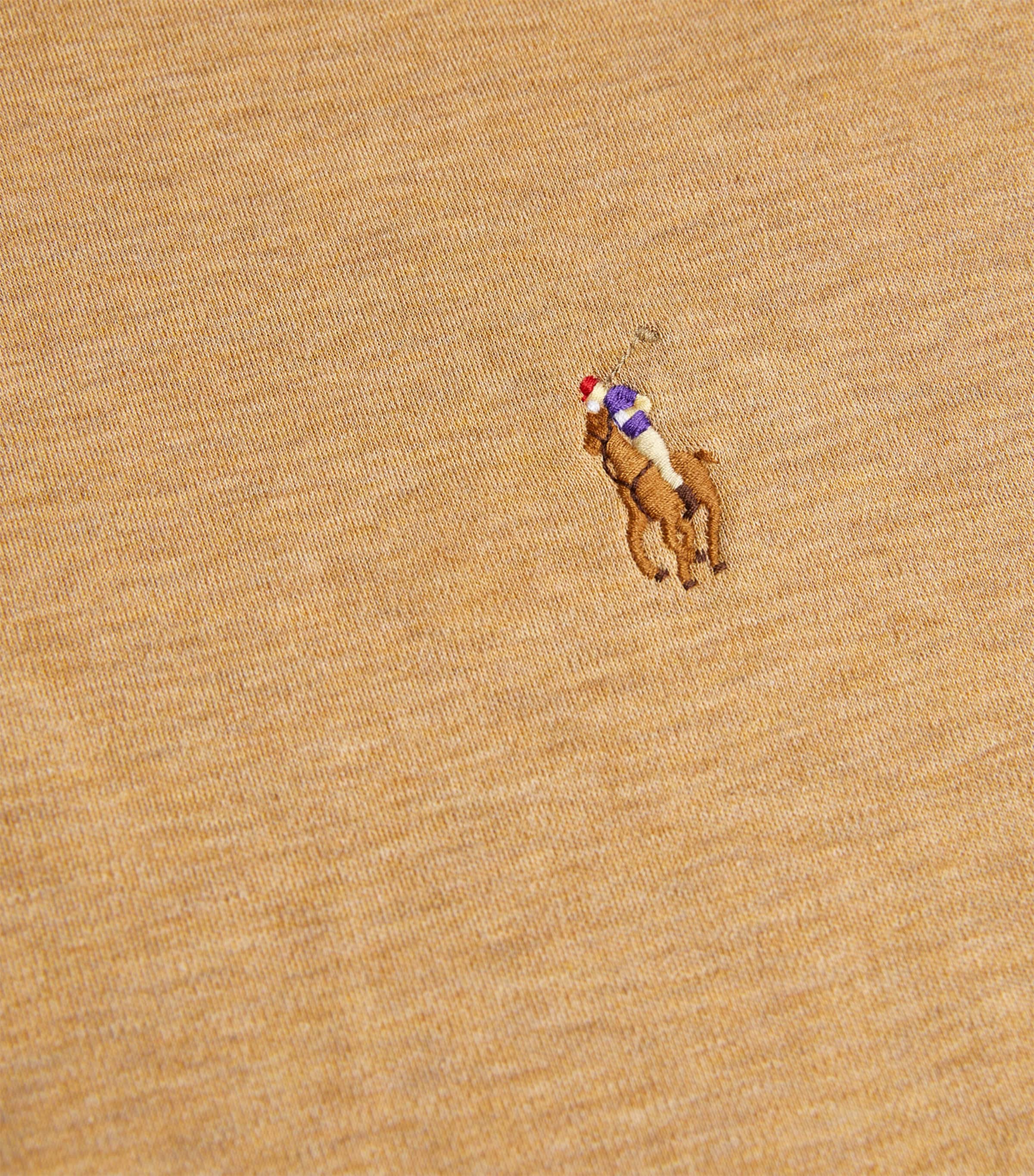 Pima Cotton Polo Shirt CAMEL Image 4