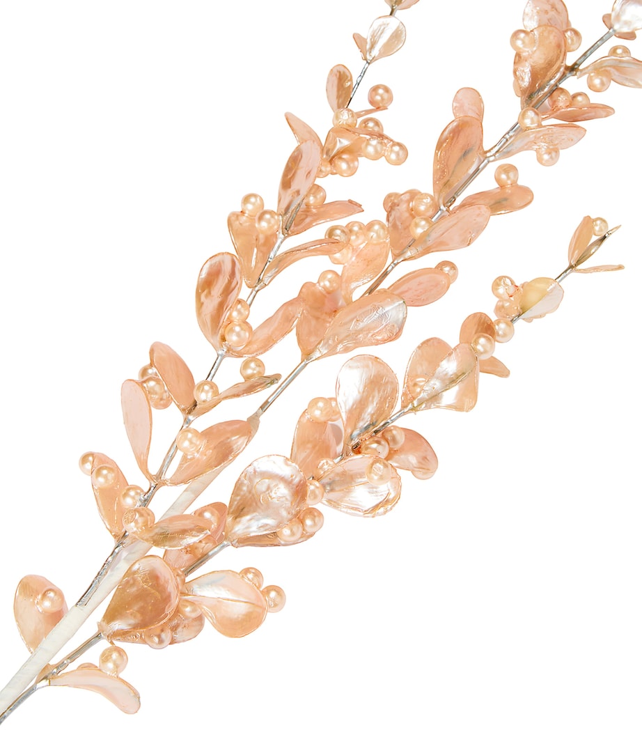 Pearl Leaf Ornament CHAMP Image 2