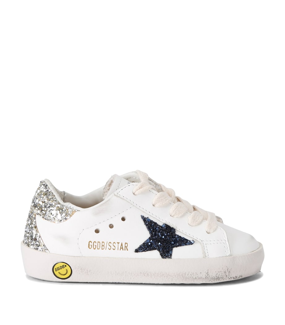 Leather Super-Star Sneakers WHITE/NAVY Image 1