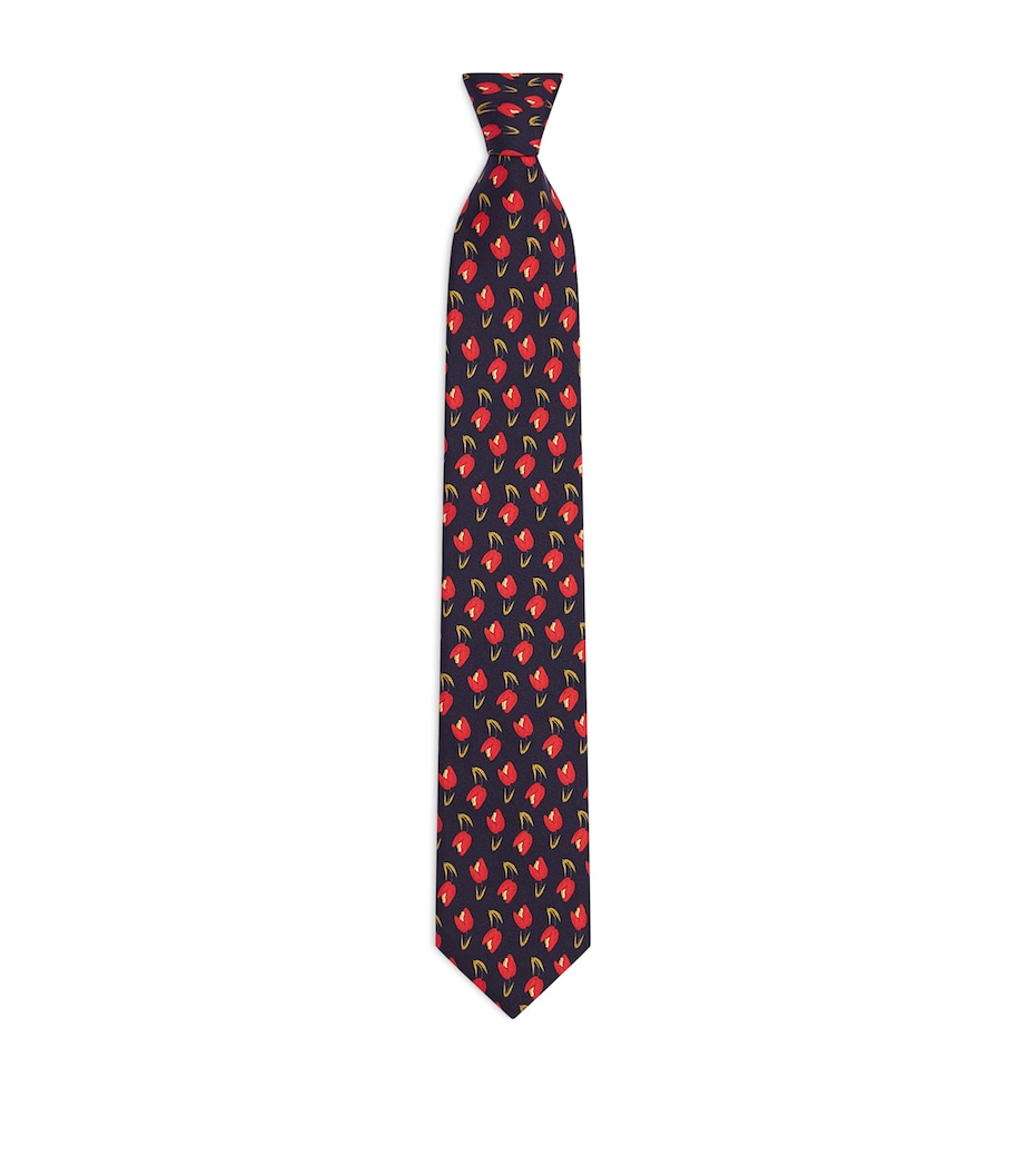 Givenchy Silk Tulip Tie Image 1