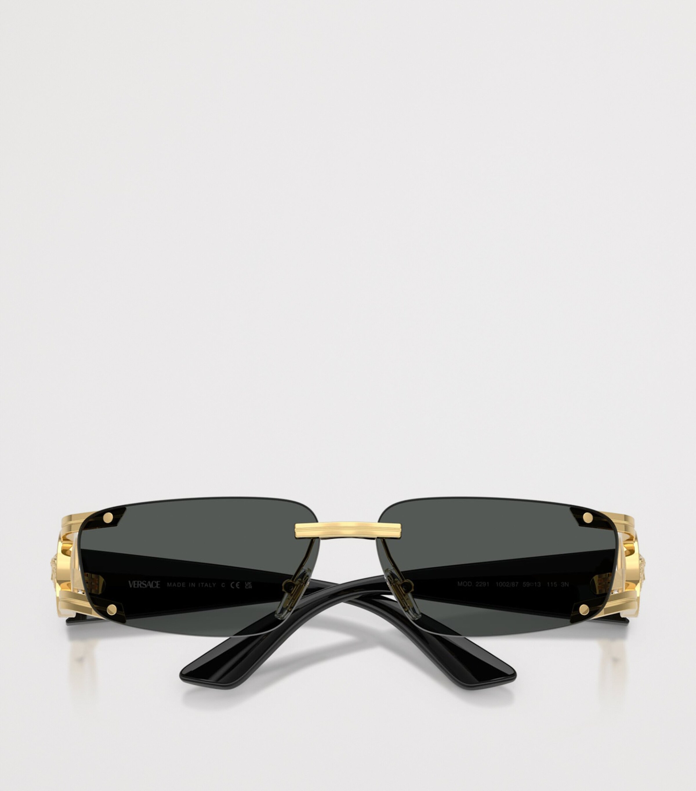Versace Metal VE2291 Rectangle Sunglasses Image 5