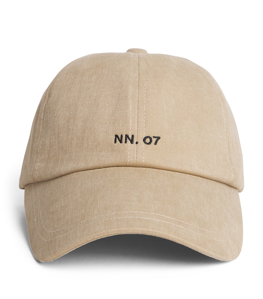 NN07 Cotton Logo Baseball Cap Camel Image 1