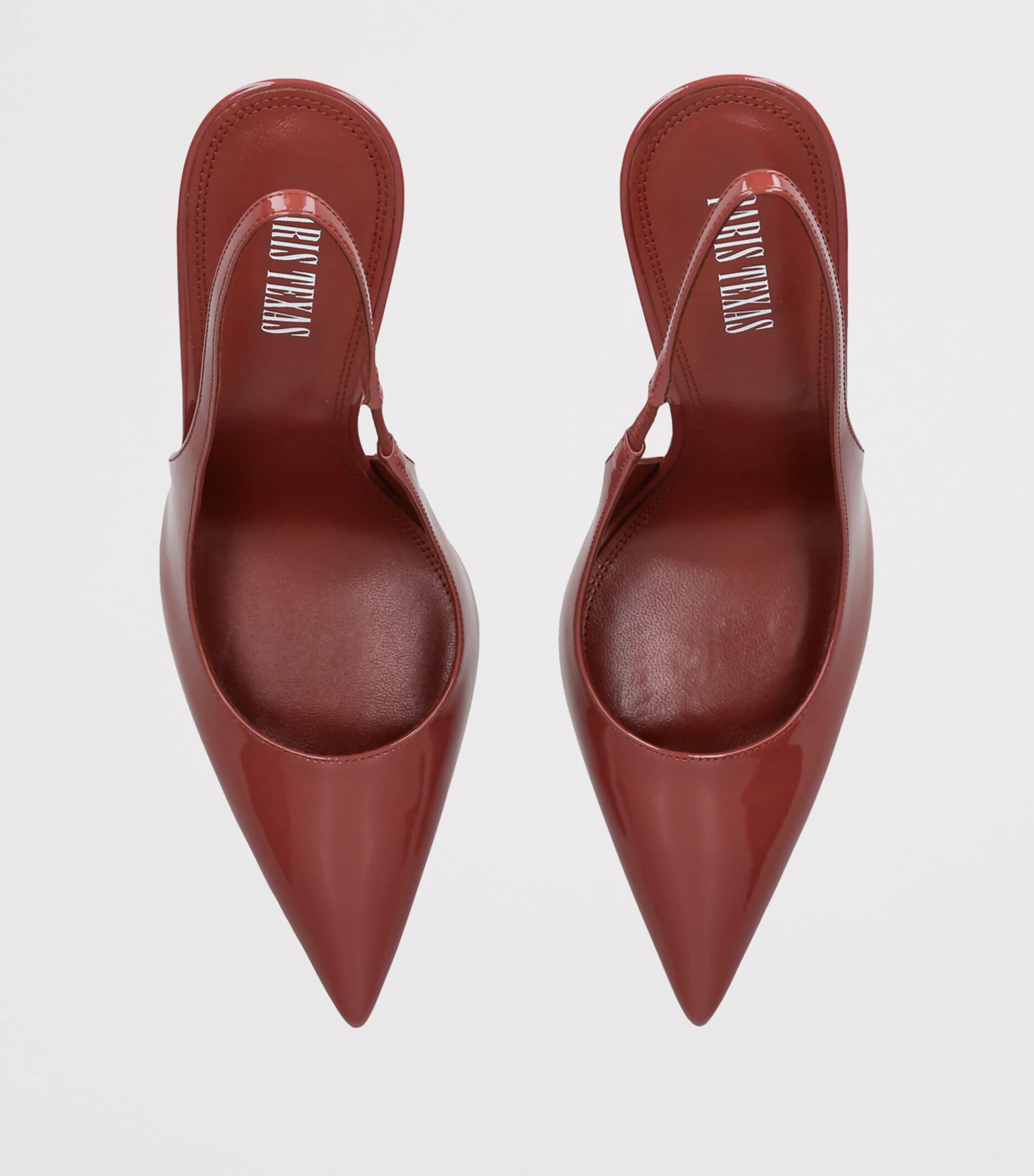 Paris Texas Patent Leather Lidia Slingback Pumps 105 Pink Image 4