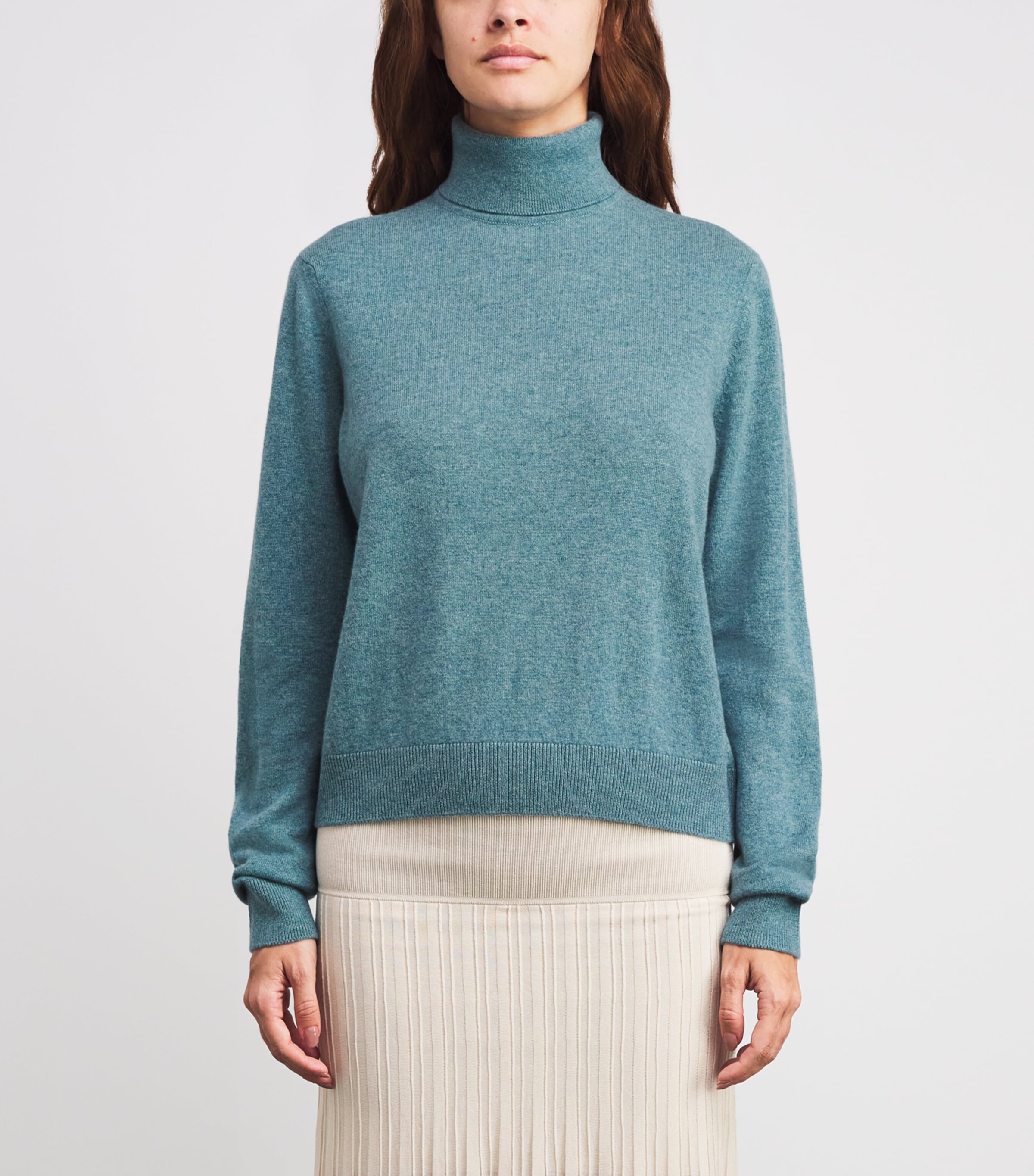 Cashmere Classic Rollneck Sweater HC0038 SEASCAPE Image 3