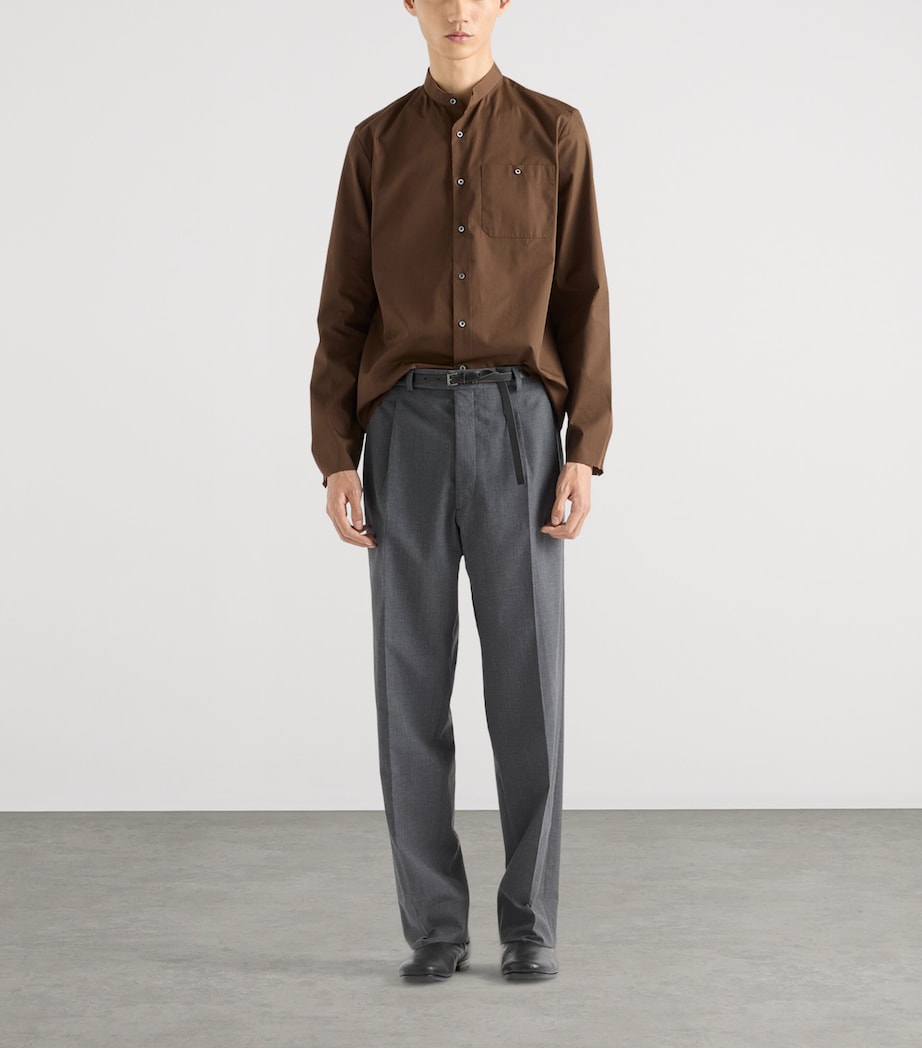 Cotton-Blend Shirt F0324 Image 2