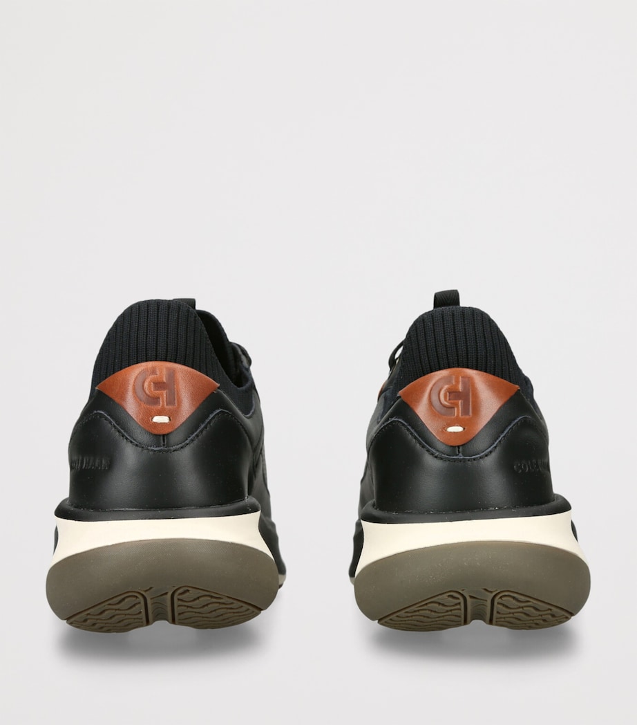 Leather GrandPrø All-Day Runner Sneakers BLACK Image 2