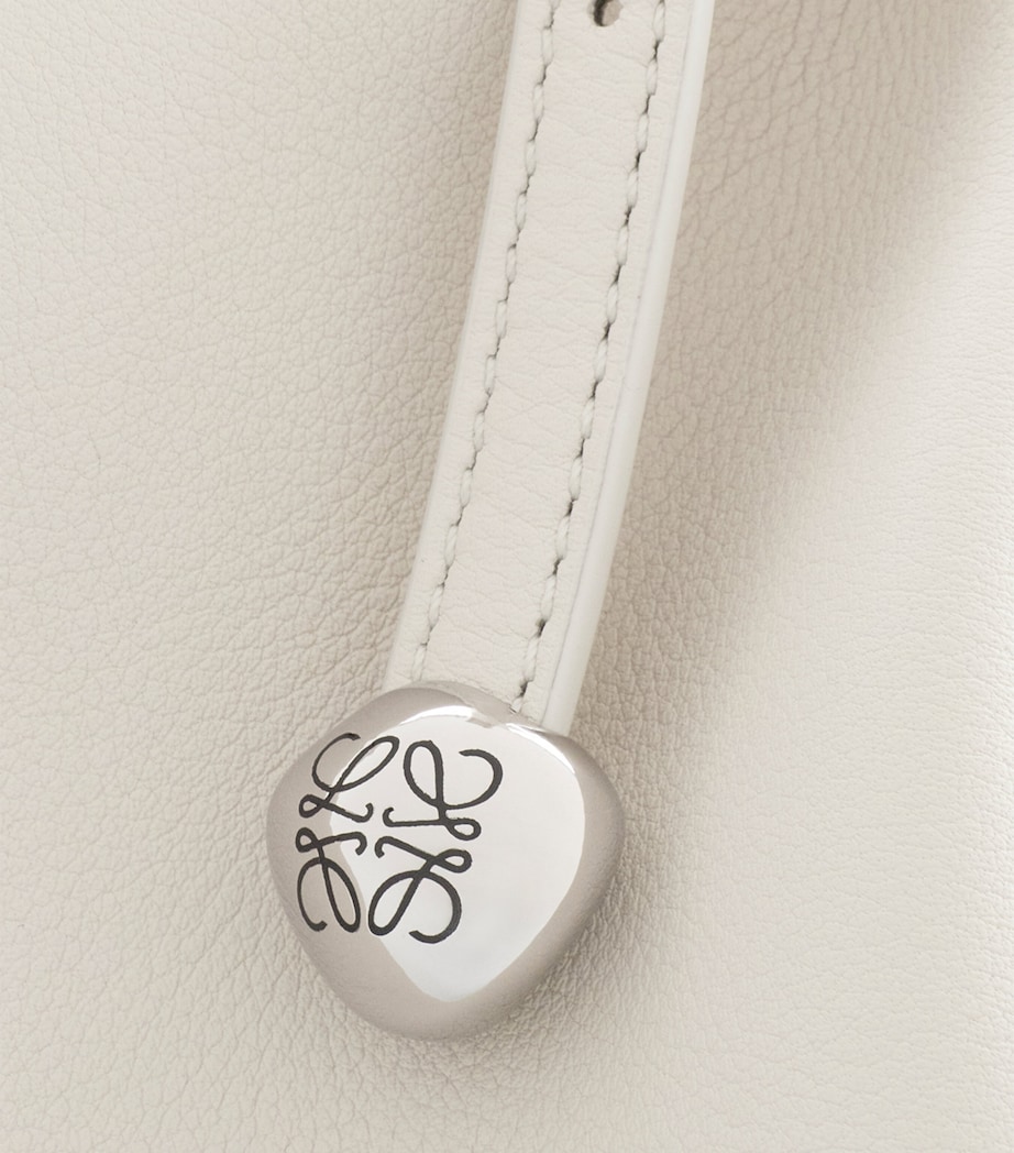 LOEWE Mini Leather Scarf Shoulder Bag Soft White Image 8
