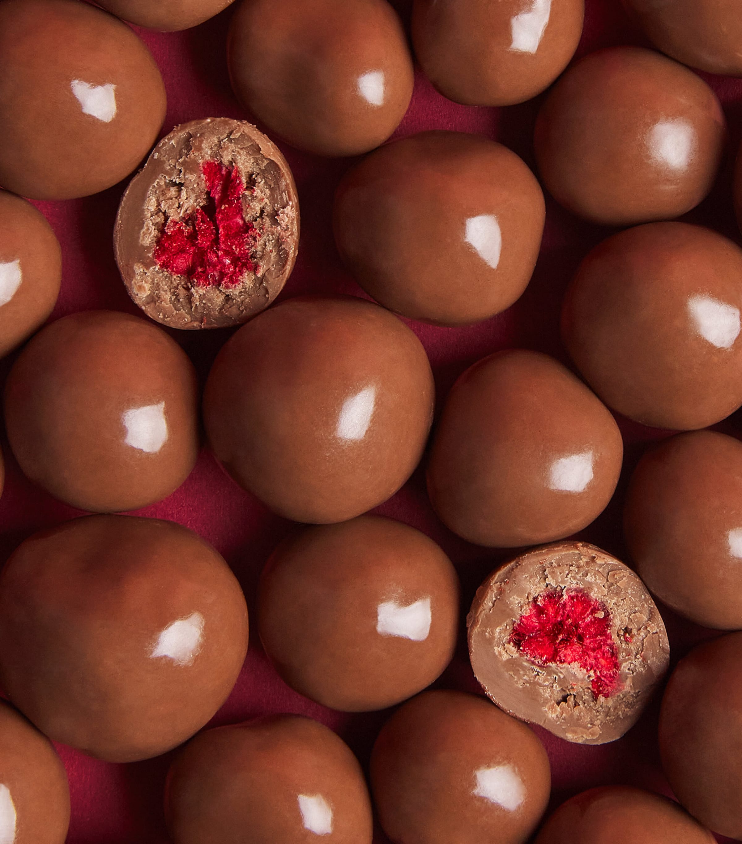 Harrods Milk Chocolate Raspberries (270g) Image 3