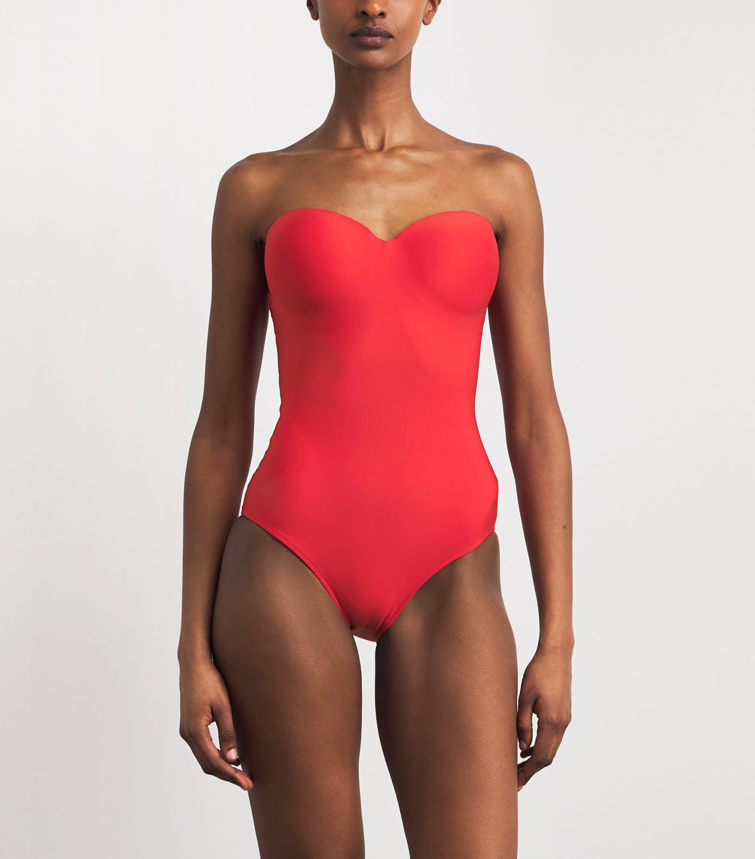 Wolford Womens Mat de Lux Form Swimsuit Flame Image 4