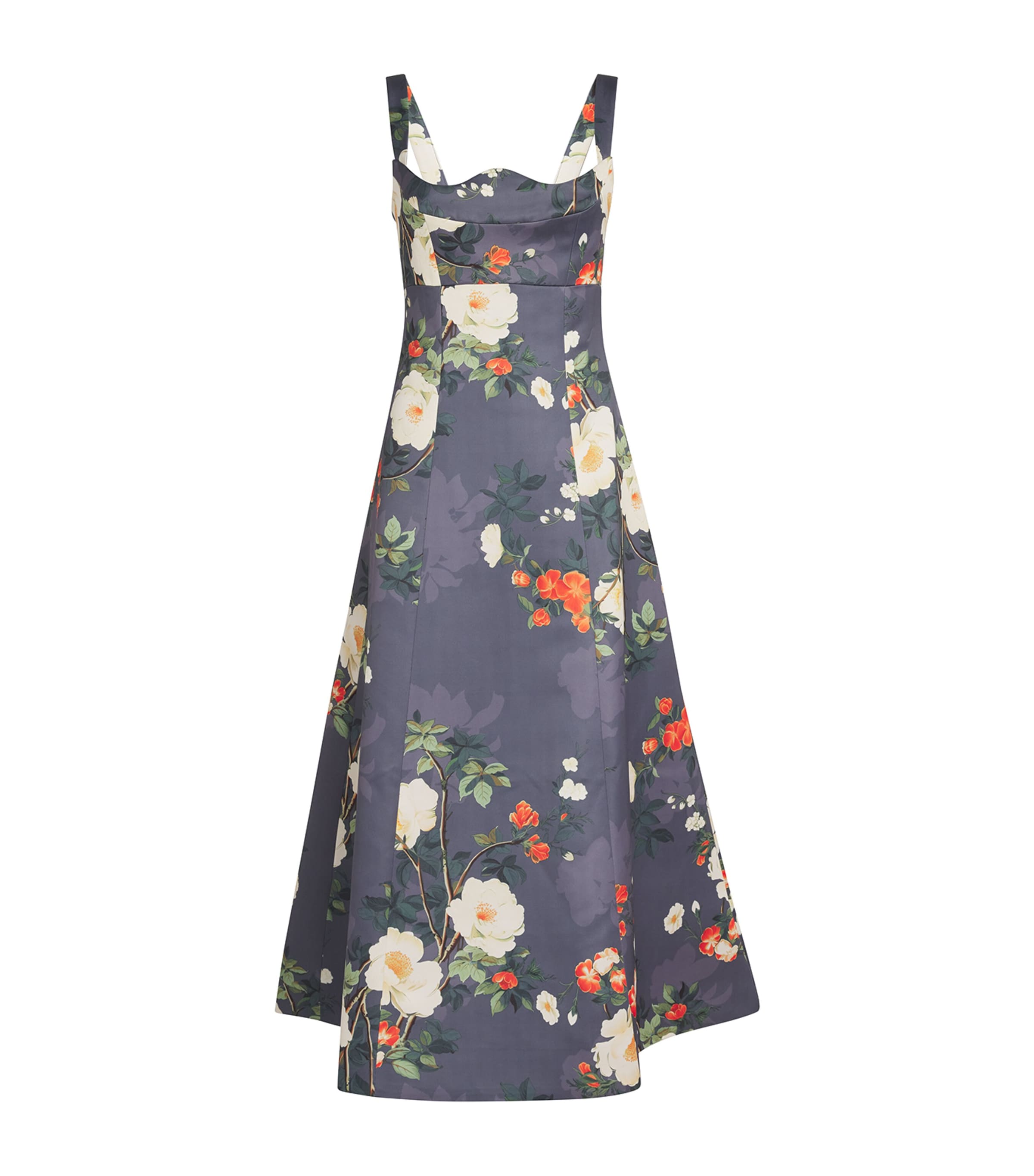 LEO LIN Pear Blossom Print Odette Dress | Wedding | Wedding Guest | Women Clothing | Dresses | Midi Dresses | 5288