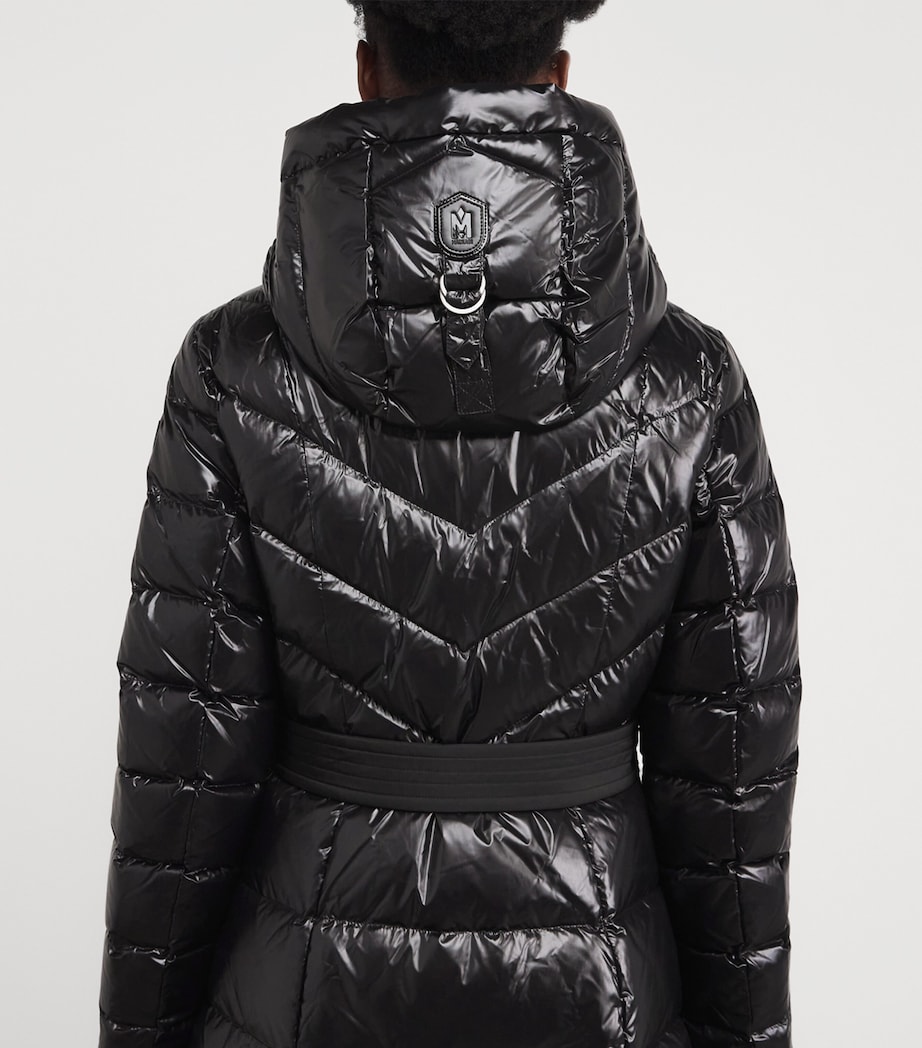 Quilted Calina-R Coat C0001 BLACK Image 6