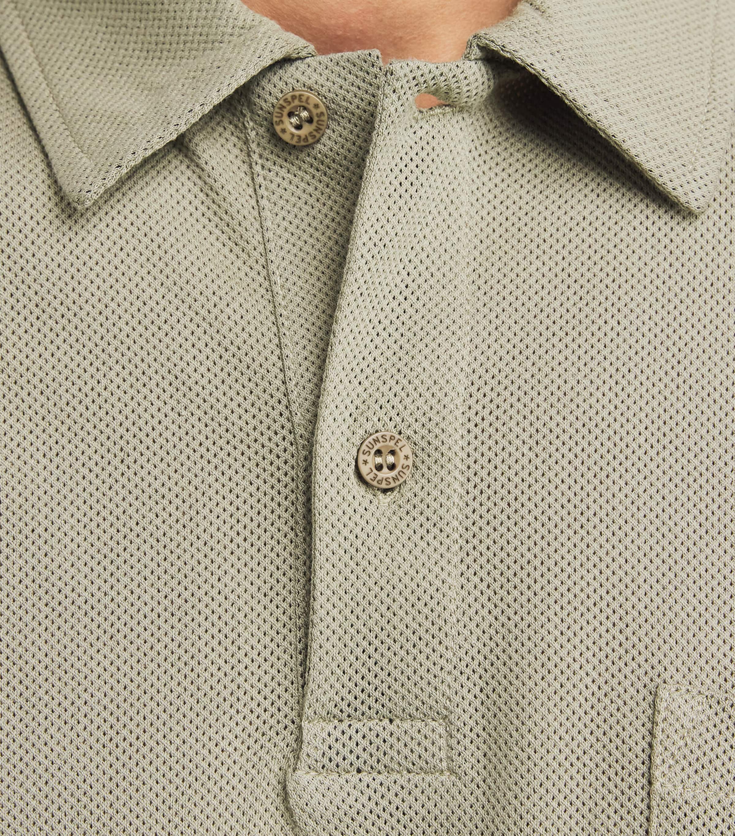 Supima Cotton Riviera Polo Shirt GNIX PISTACHIO26 Image 6