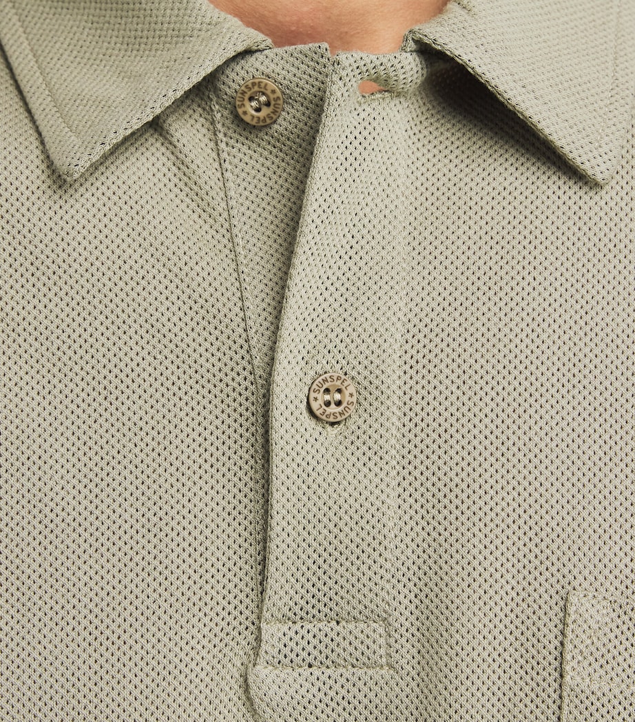 Supima Cotton Riviera Polo Shirt GNIX PISTACHIO26 Image 6