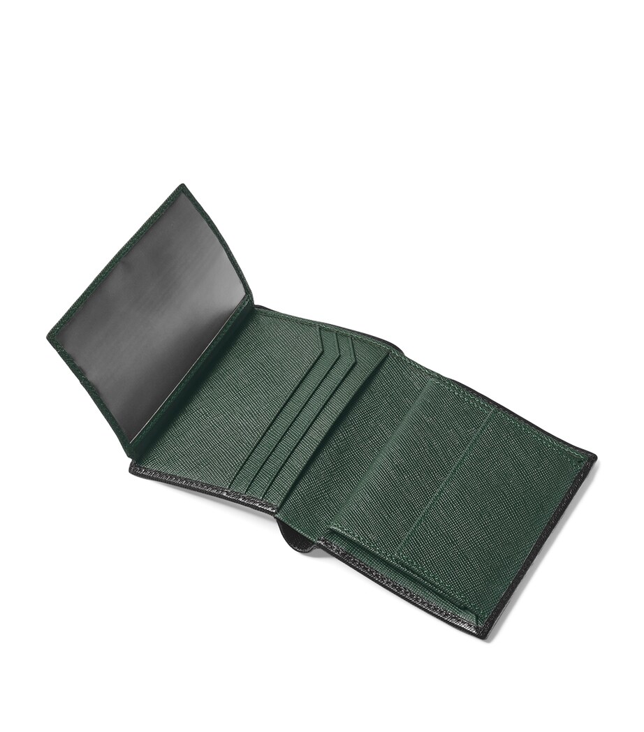 Leather Bi-Fold Wallet BLACK Image 6