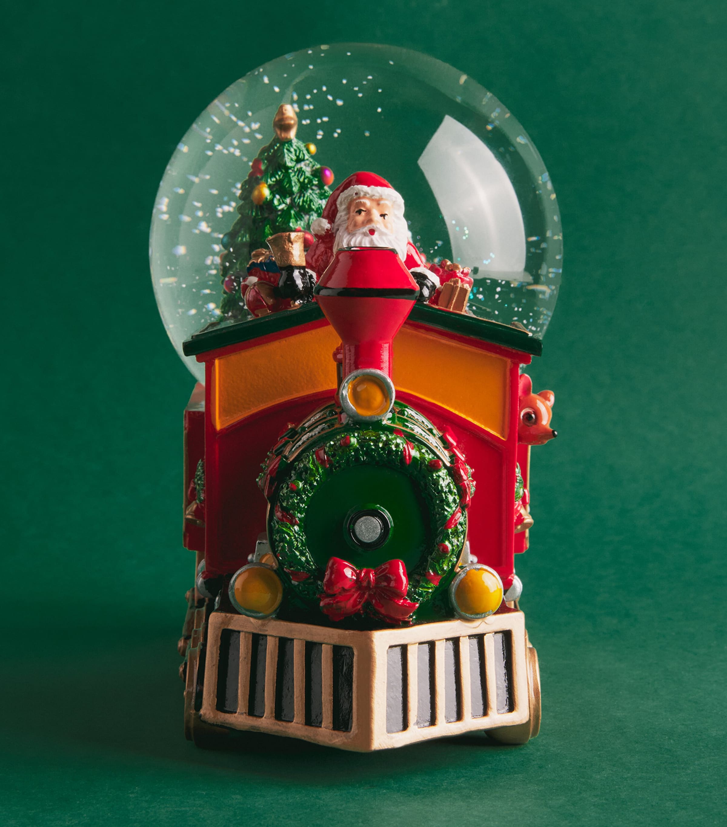Harrods Train Snow Globe Red Image 3