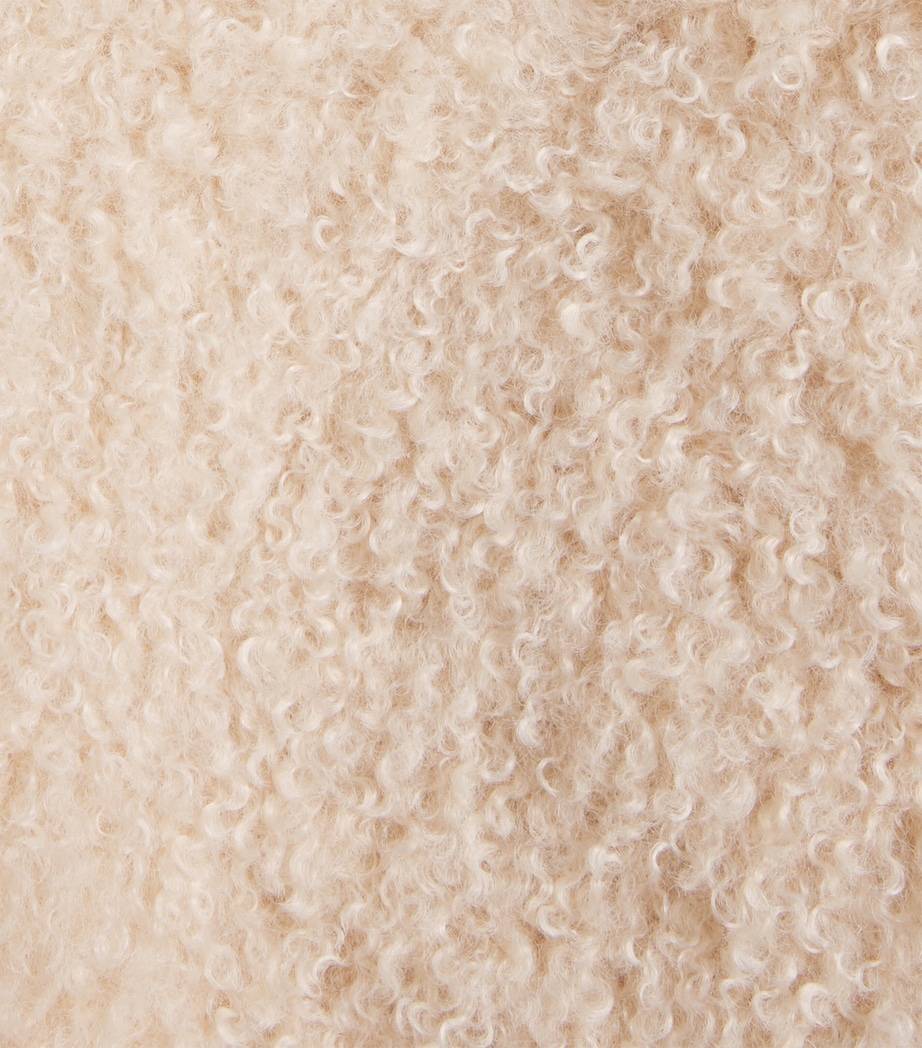 Bonton Textured Coat (2-14 Years) Milk Image 3