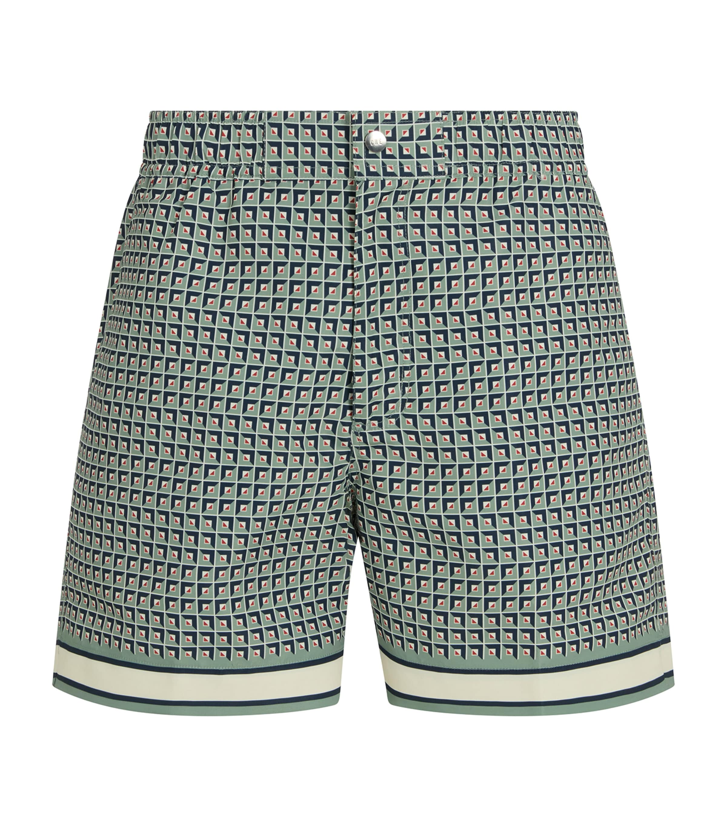 Che Tessera Tailored Swim Shorts In Gray
