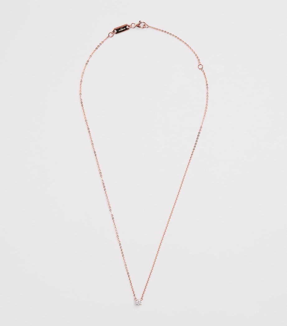 Rose Gold and Diamond Necklace (0.25ct) ROSE GOLD Image 3