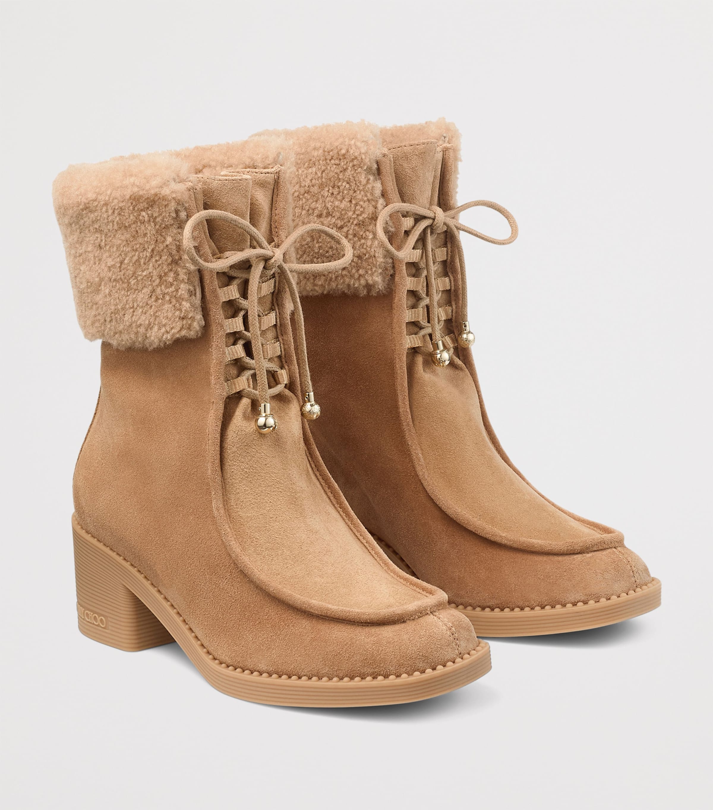 Hali 60 Suede Shearling Boots TOFFEE/TOFFEE Image 5