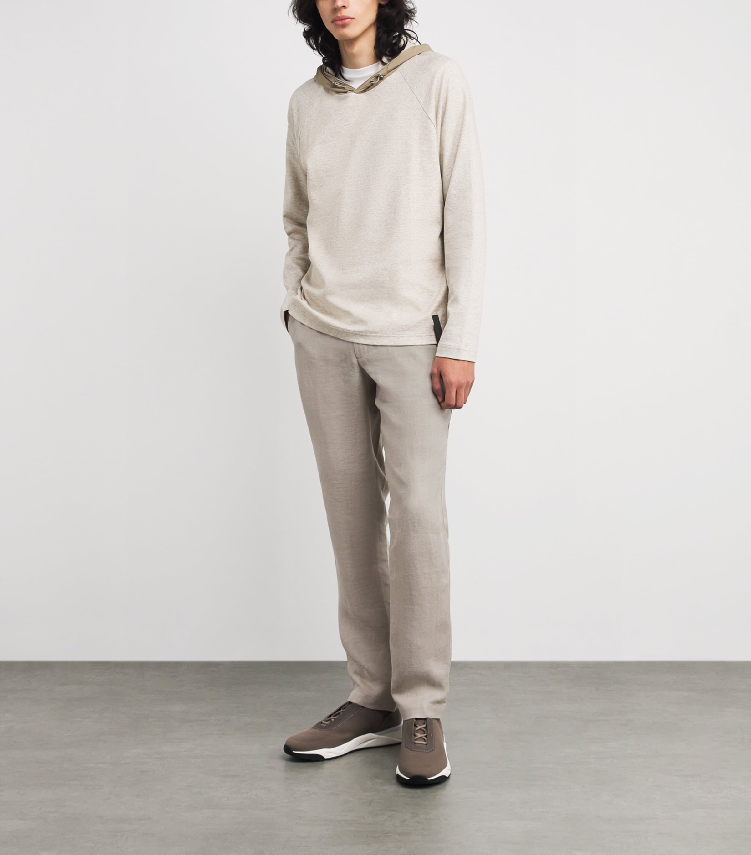 Linen-Cotton Summer Mindset Trousers X77 SAND Image 2