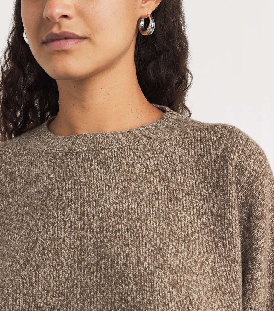 Virgin Wool Sweater HAZELNUT BROWN Image 6