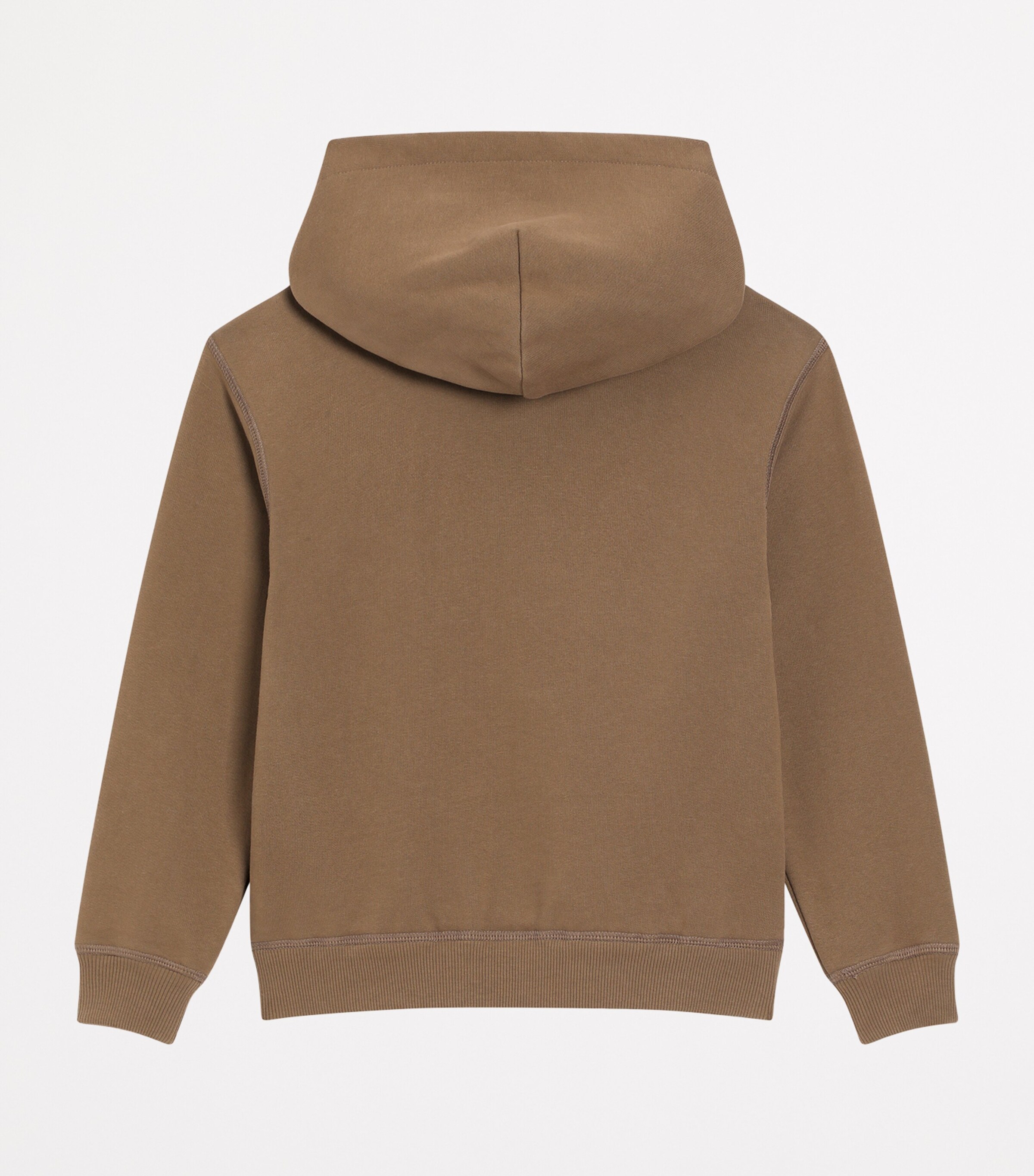 Dolce&Gabbana Kids Cotton Logo Hoodie (8-12+ Years) Brown Image 2
