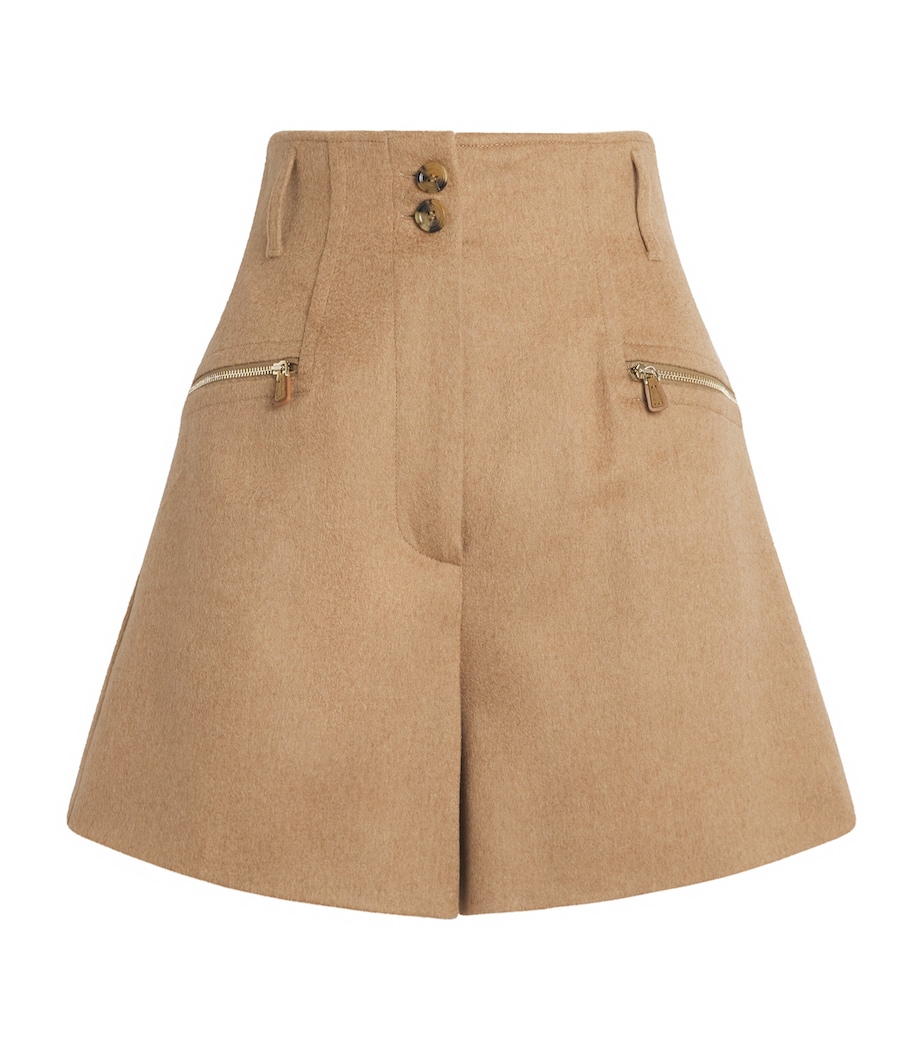 Wool Shorts CAMEL Image 1