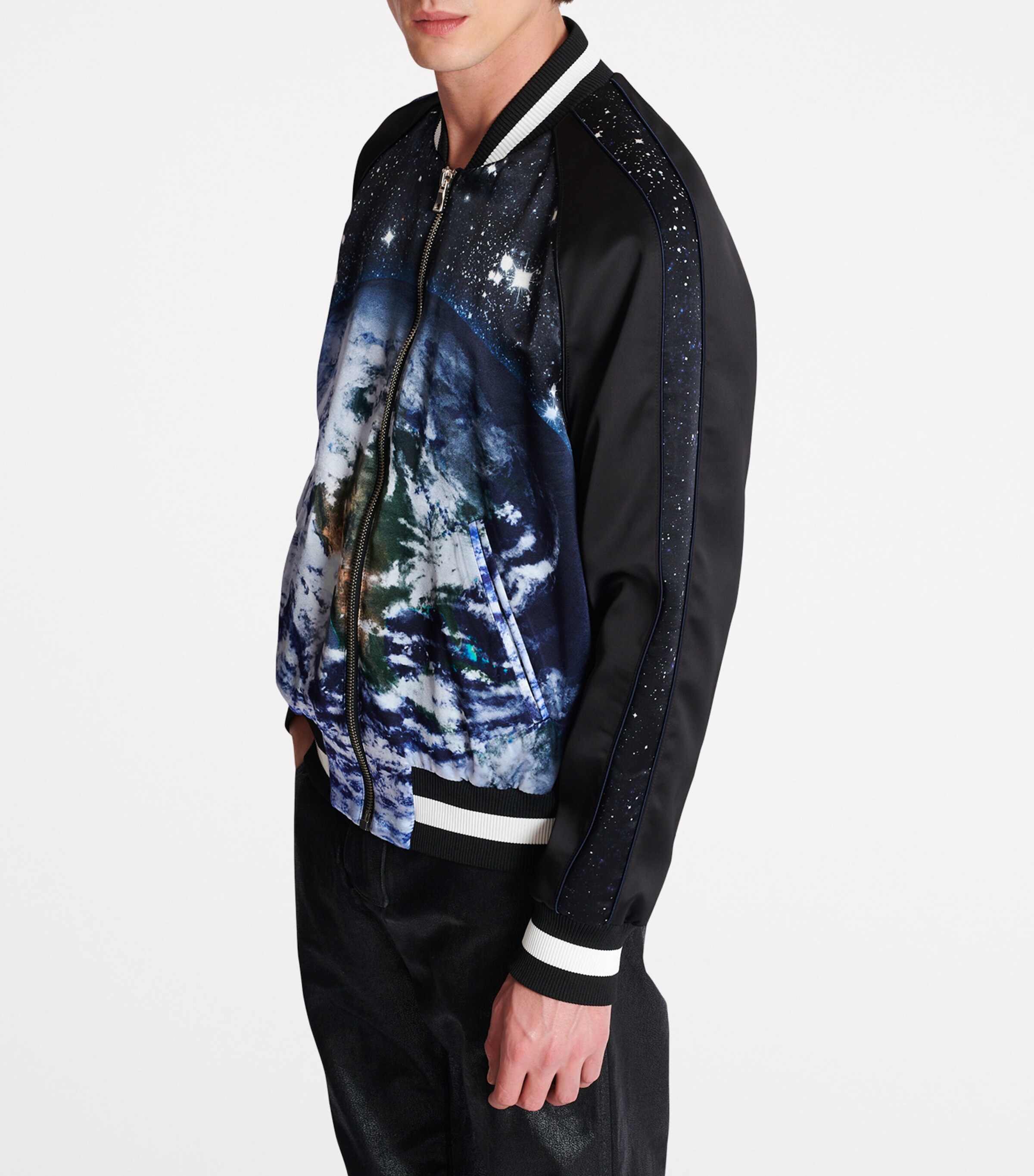 Printed Bomber Jacket EAH NOIR/MULTICO Image 2