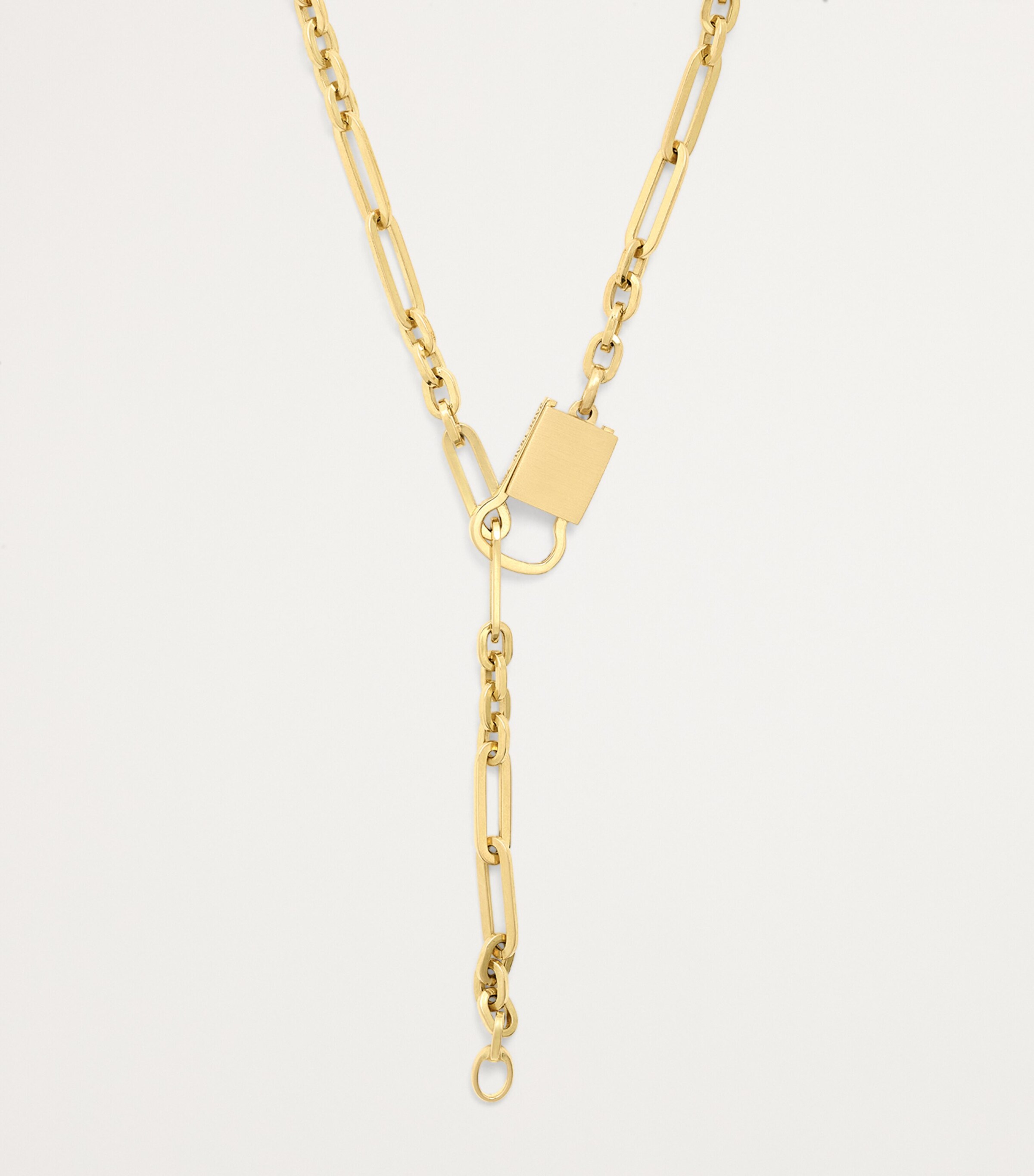 Jade Trau Yellow Gold Betty Paige Lariat Necklace Yellow Gold Image 3