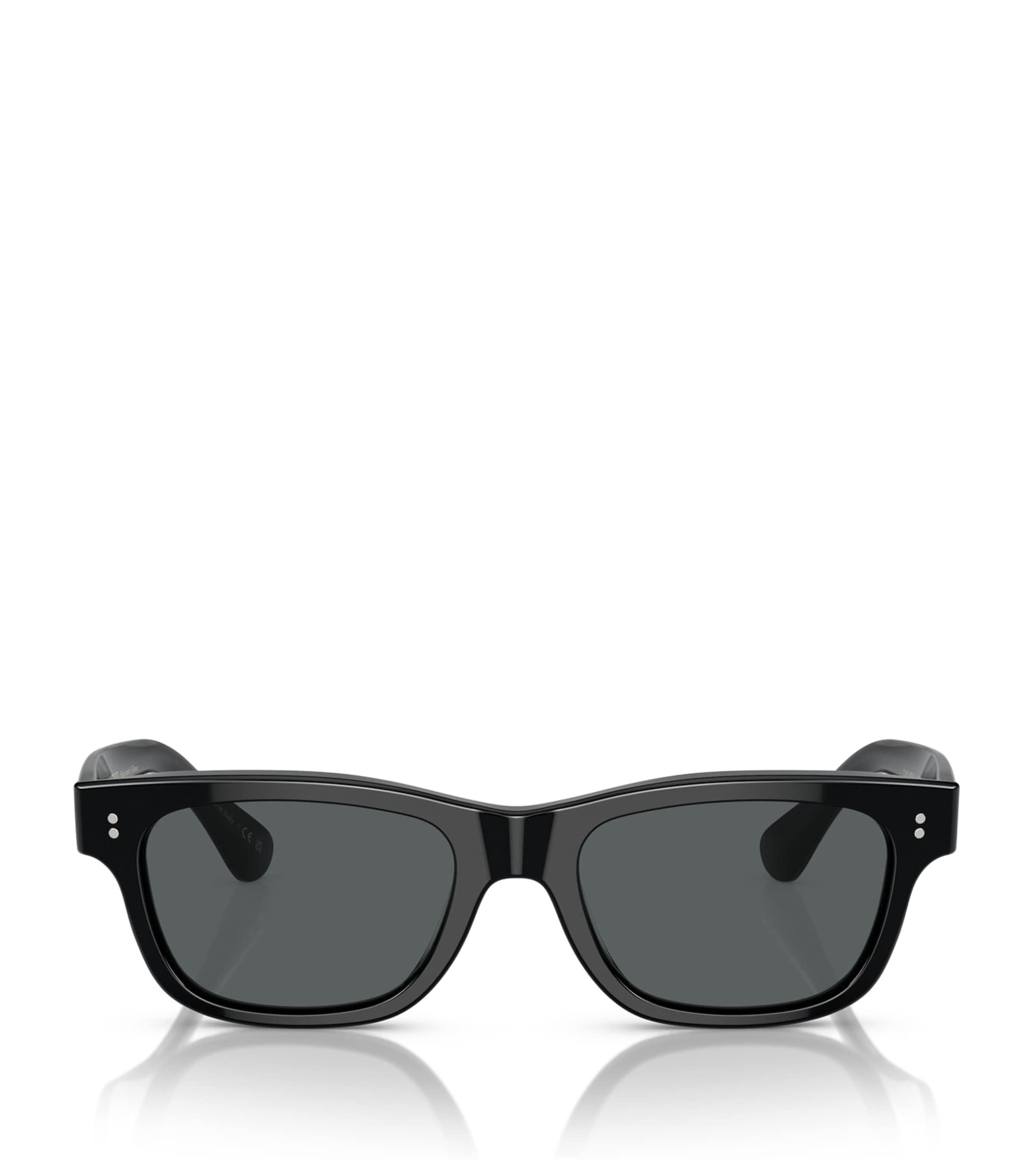 Oliver Peoples Womens Ov5540su Rosson Sun Polarised Rectangle-frame Acetate Sunglasses Black In Black