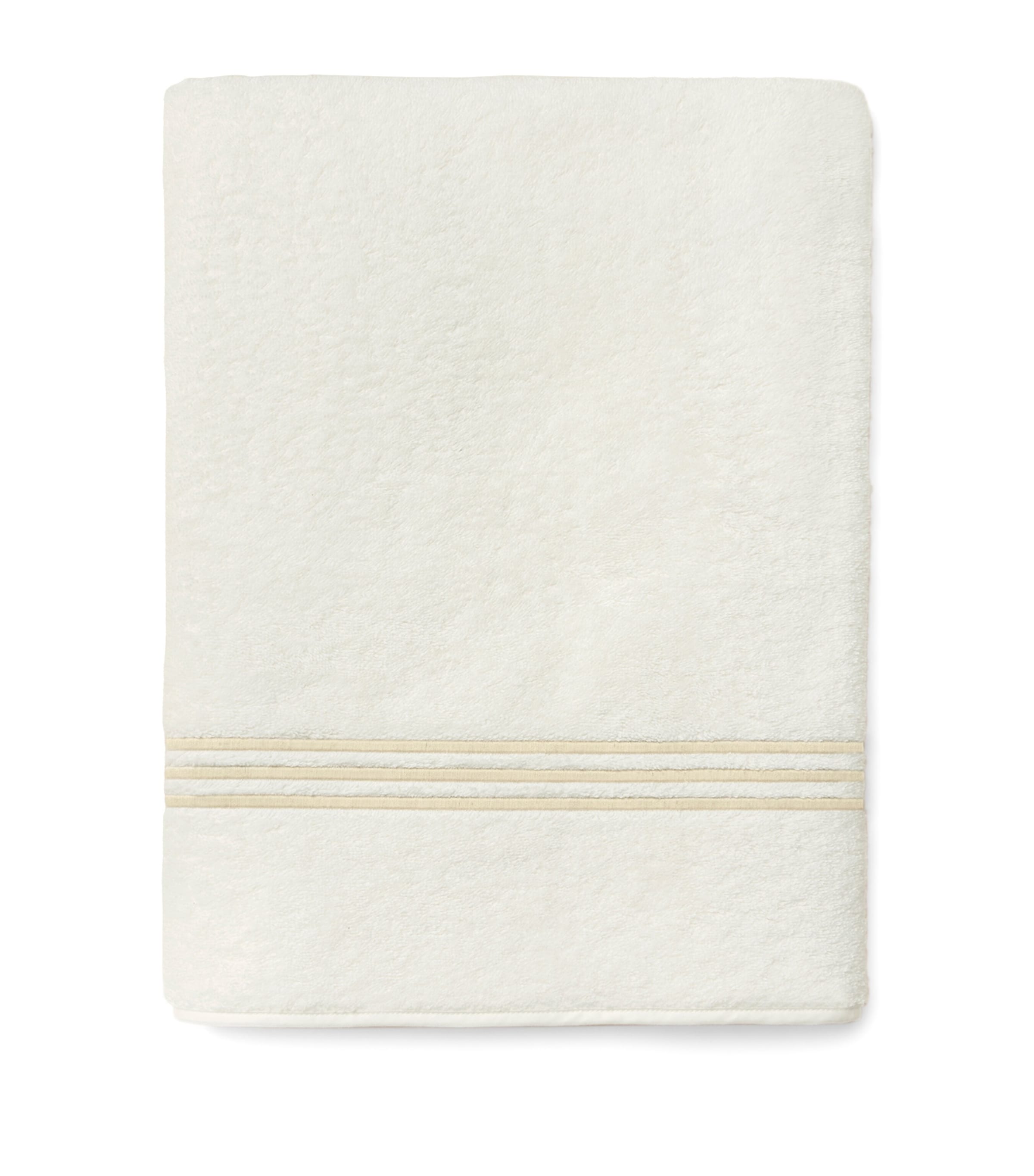 Pratesi Tre Righe Hand Towel (20cm x 30cm) Ivory/beige Image 1