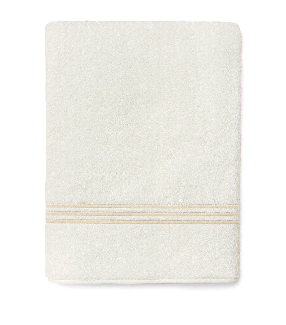 Pratesi Tre Righe Hand Towel (20cm x 30cm) Ivory/beige Image 1