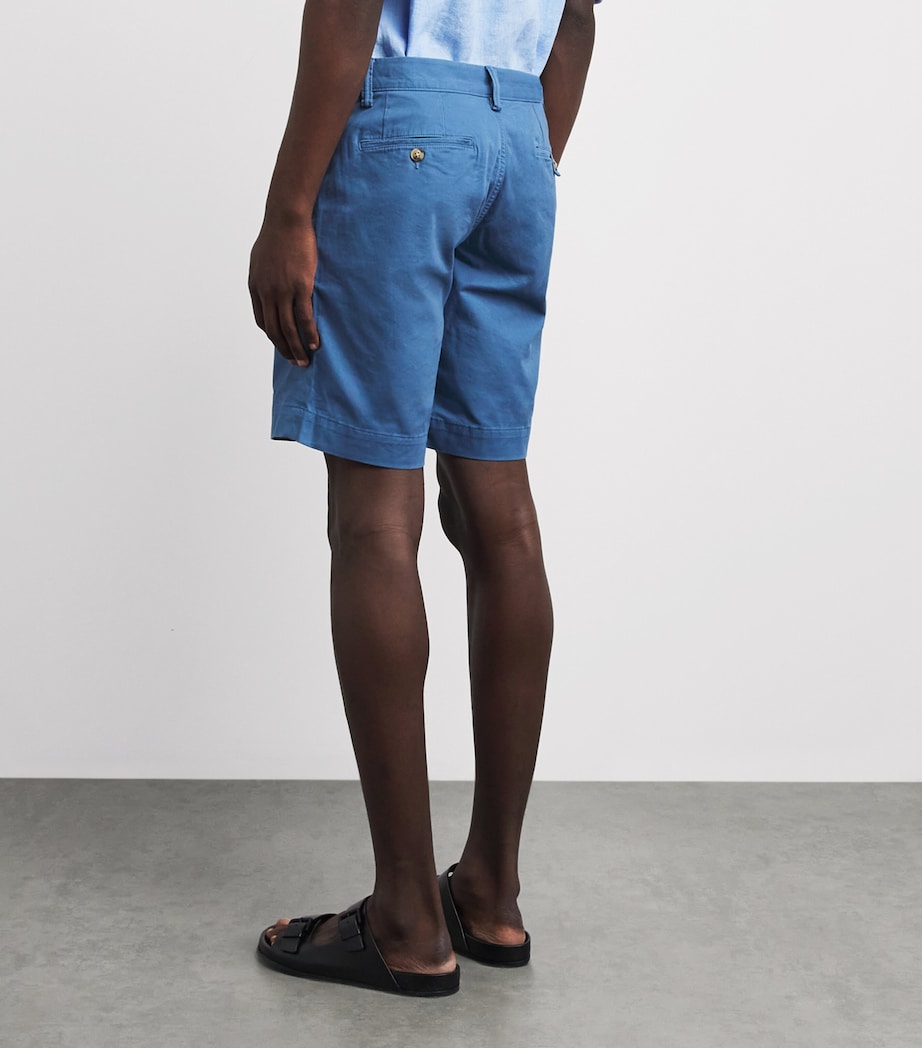 Polo Ralph Lauren Mens Stretch-Cotton Bedford Shorts Delta Blue Image 5