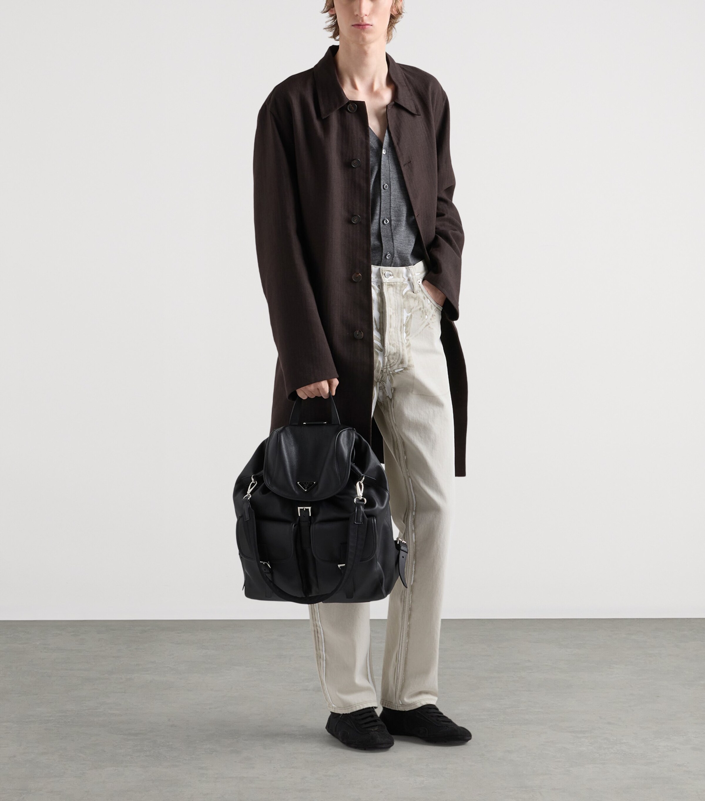 Prada Leather Backpack Image 2