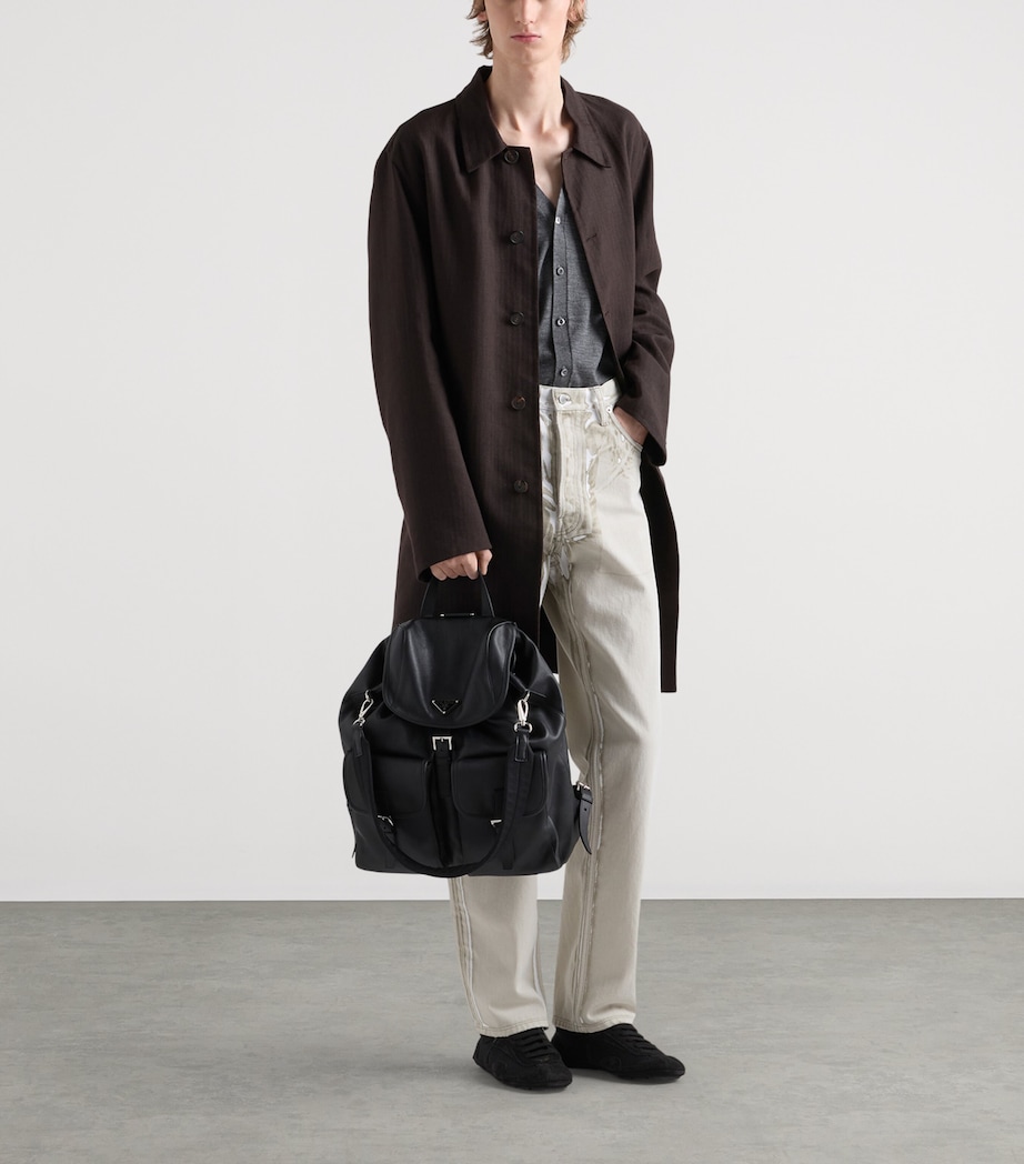 Prada Leather Backpack Image 2