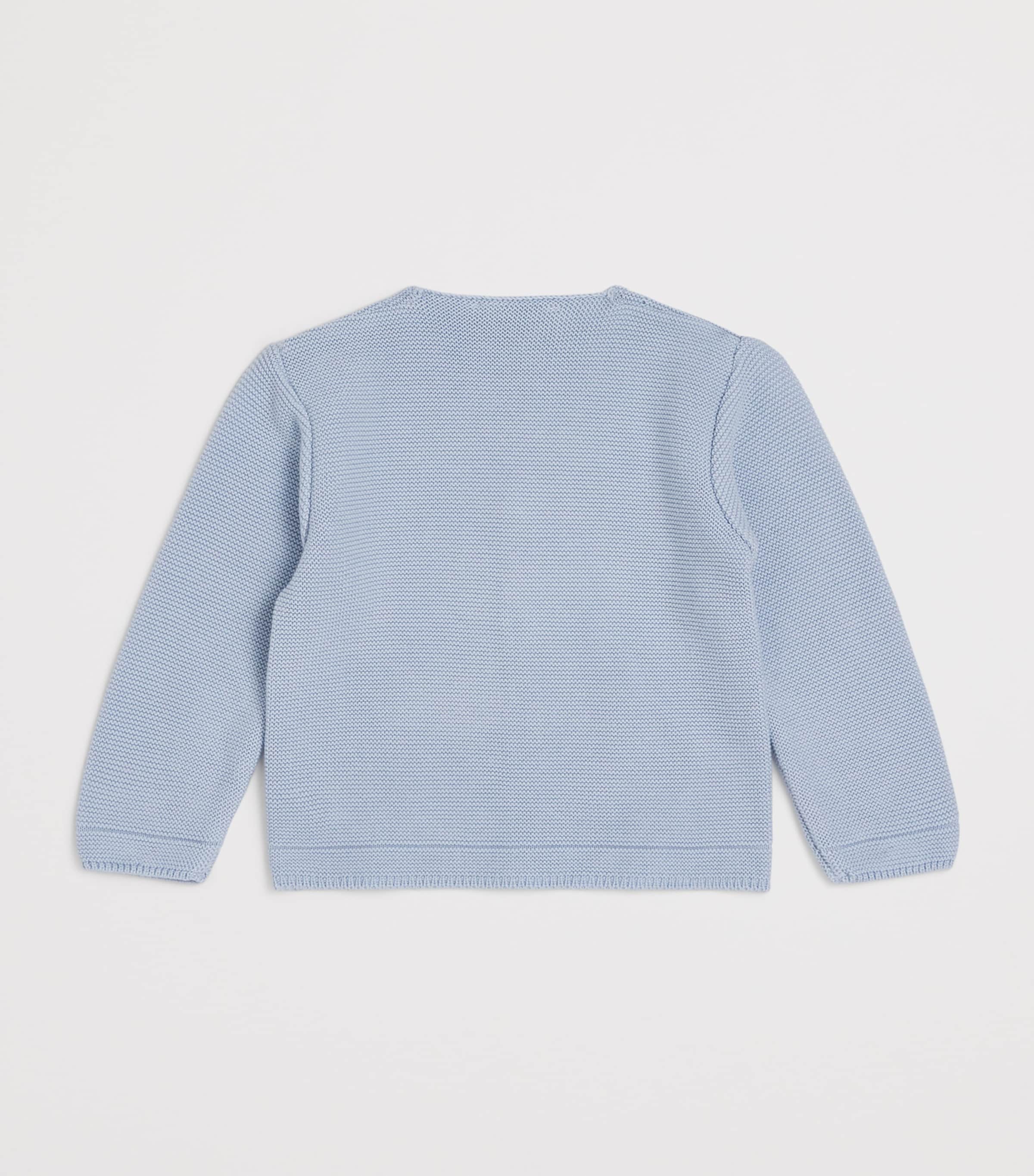 Cotton Esencial Cardigan (1-24 Months) 801 H82 SKY BLUE Image 2