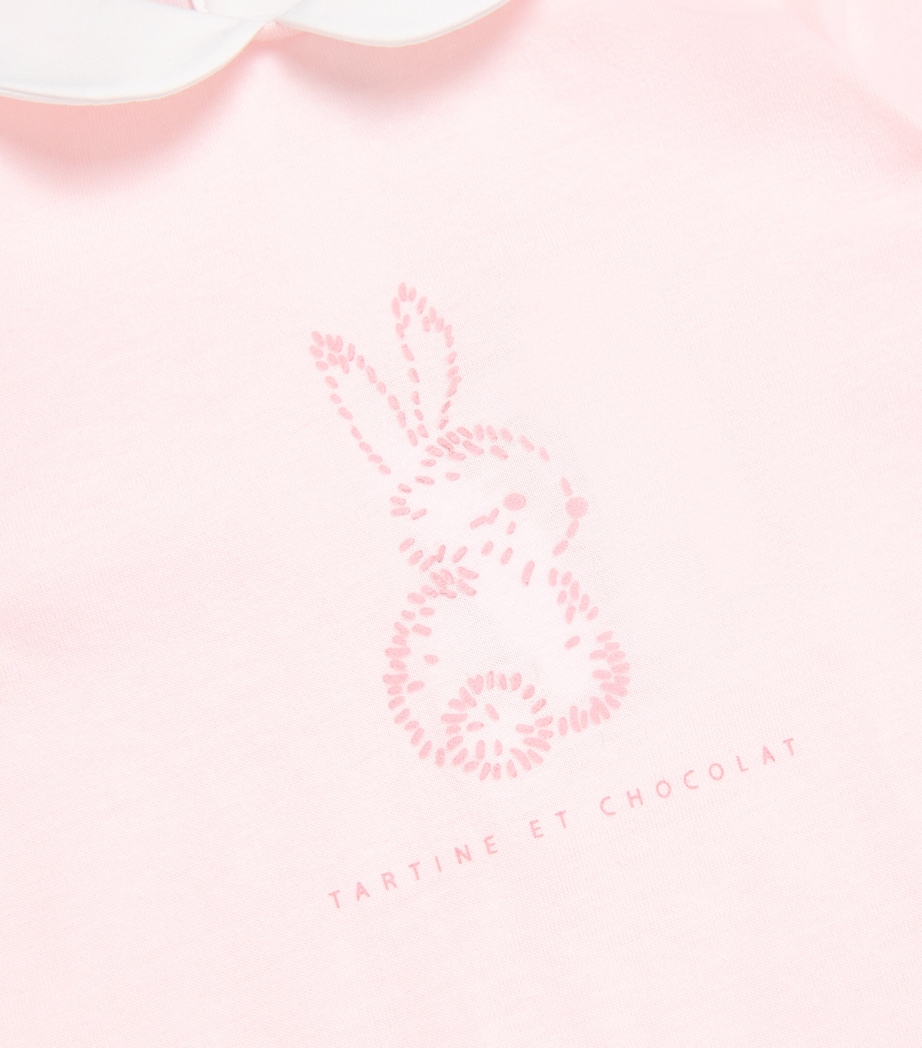 Cotton Bunny All-In-One Pyjamas (1-24 Months) 31ROSE P LE Image 3