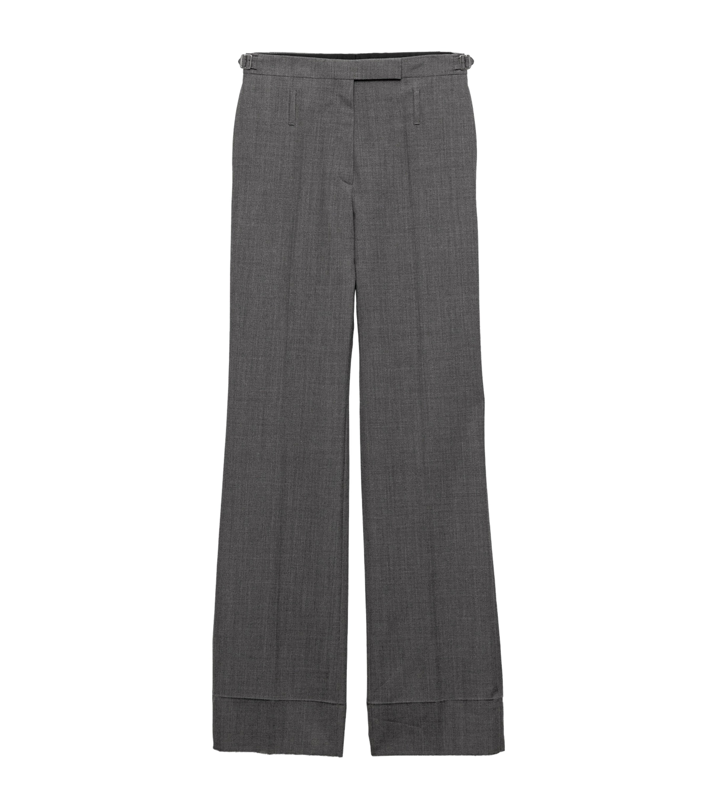 Technical Wool Tailored Trousers F0480 Image 1