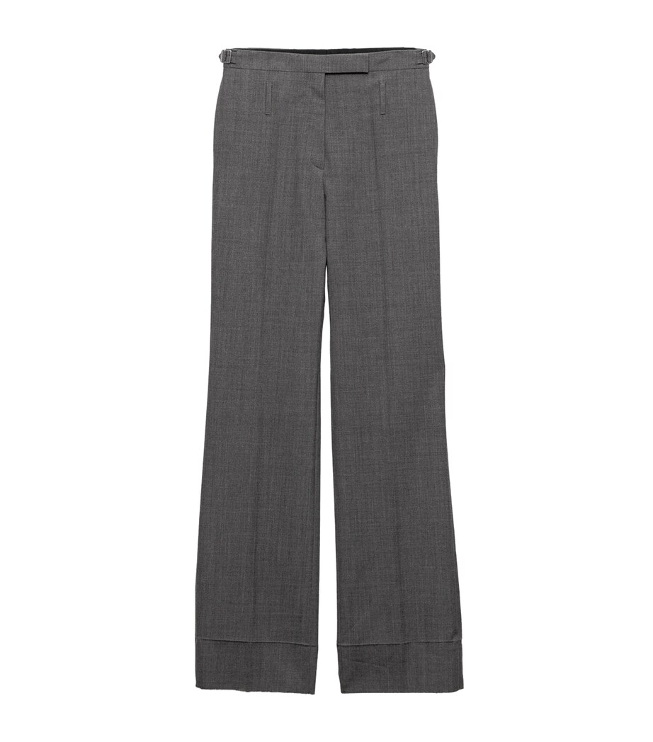 Technical Wool Tailored Trousers F0480 Image 1
