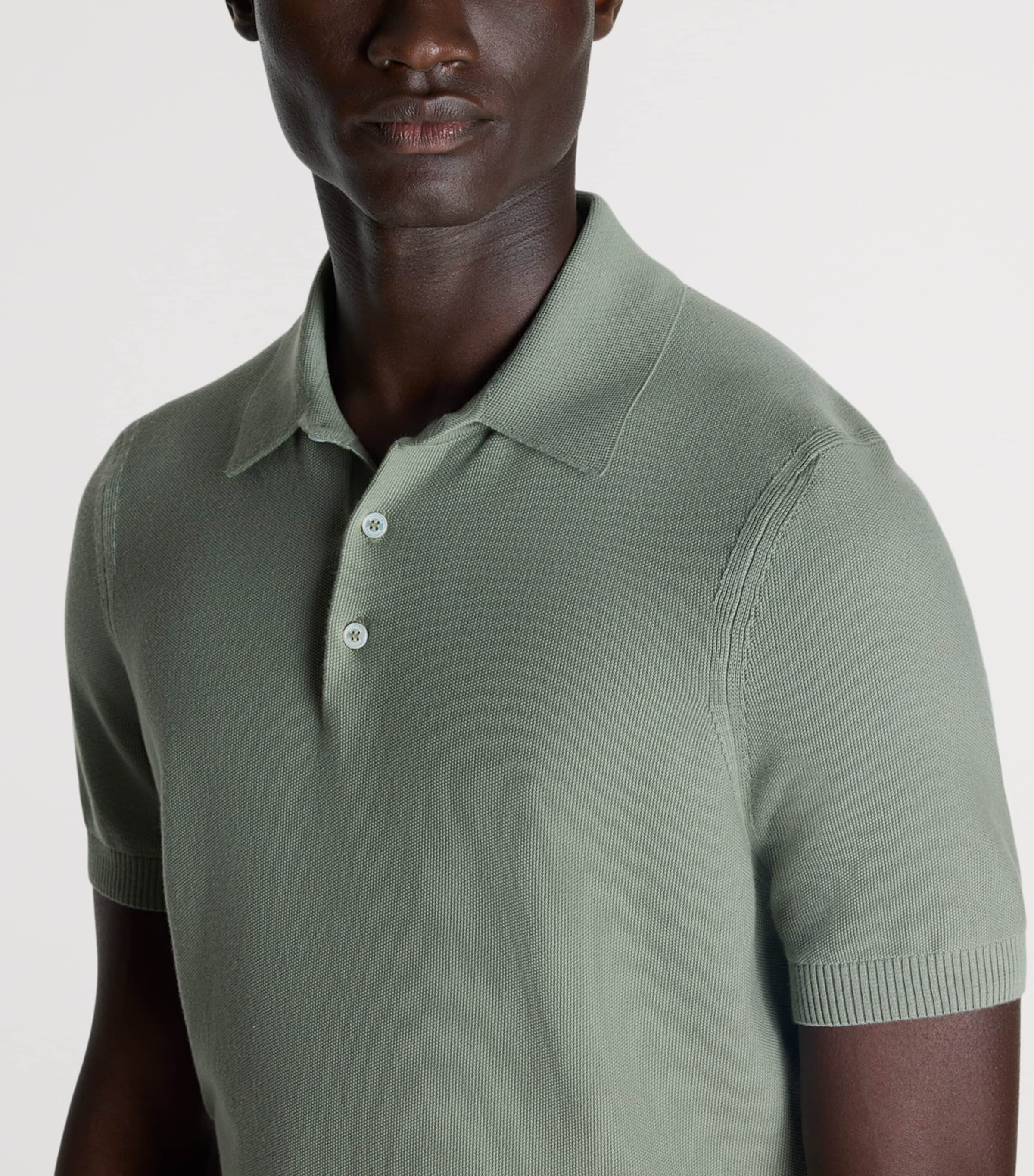 Dunhill Mens Cotton Piqué Polo Shirt Image 5