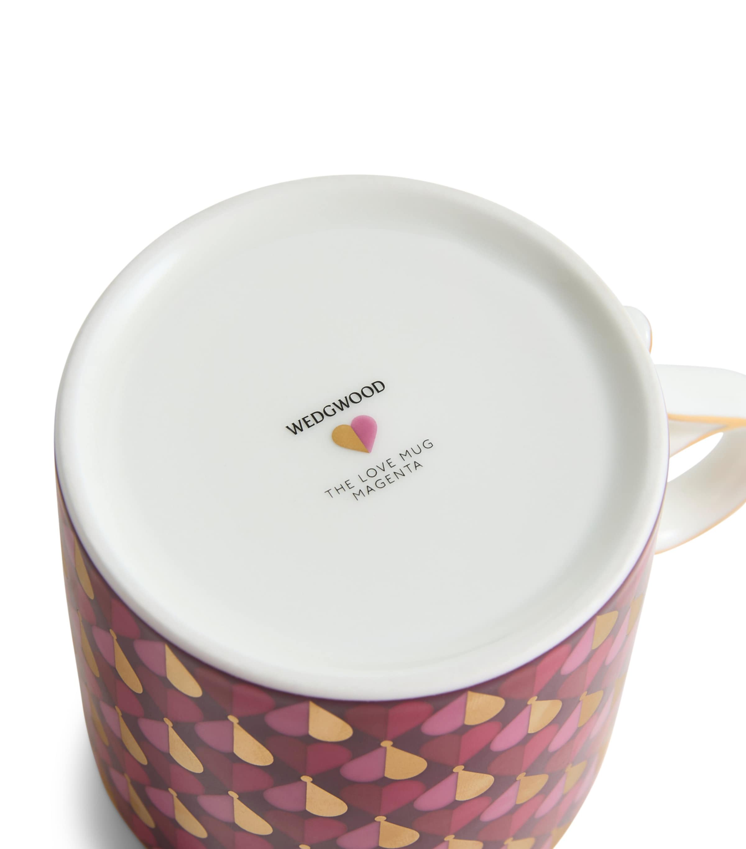 Wedgwood Bone China LOVE Mug Magenta Image 4
