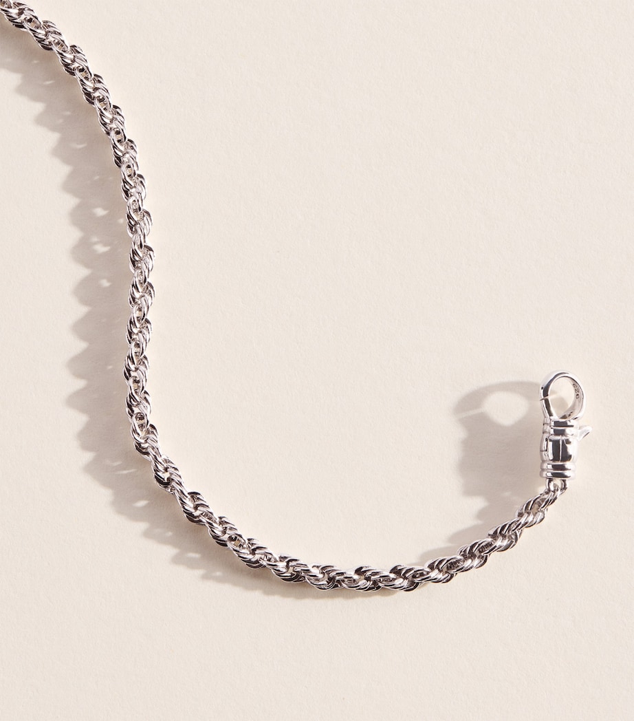Tom Wood Sterling Silver Rope Bracelet Sterling Silver Image 3