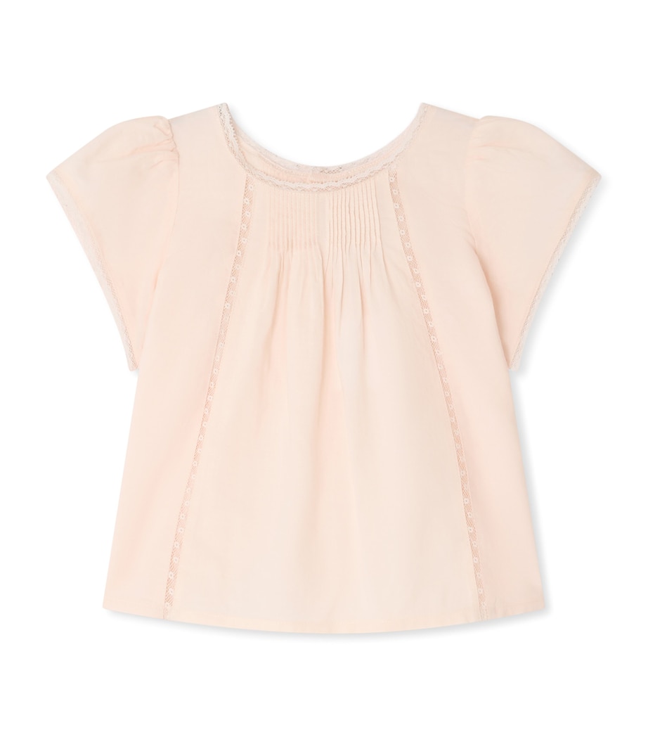 Cotton Blouse (6-18 Months) ROSE PETALE Image 1