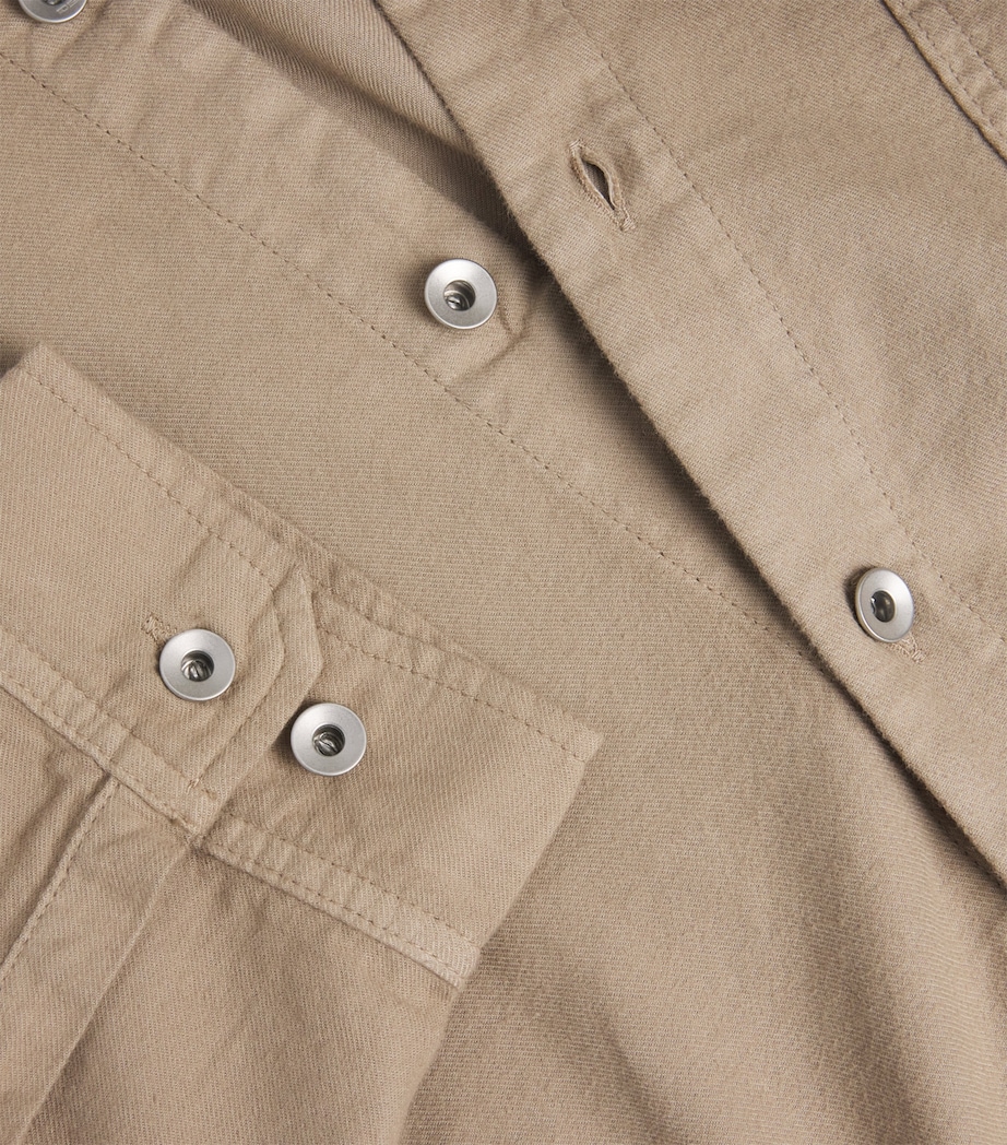 Organic Cotton Jumbo Overshirt DIRTY PEARL/ 88 Image 5
